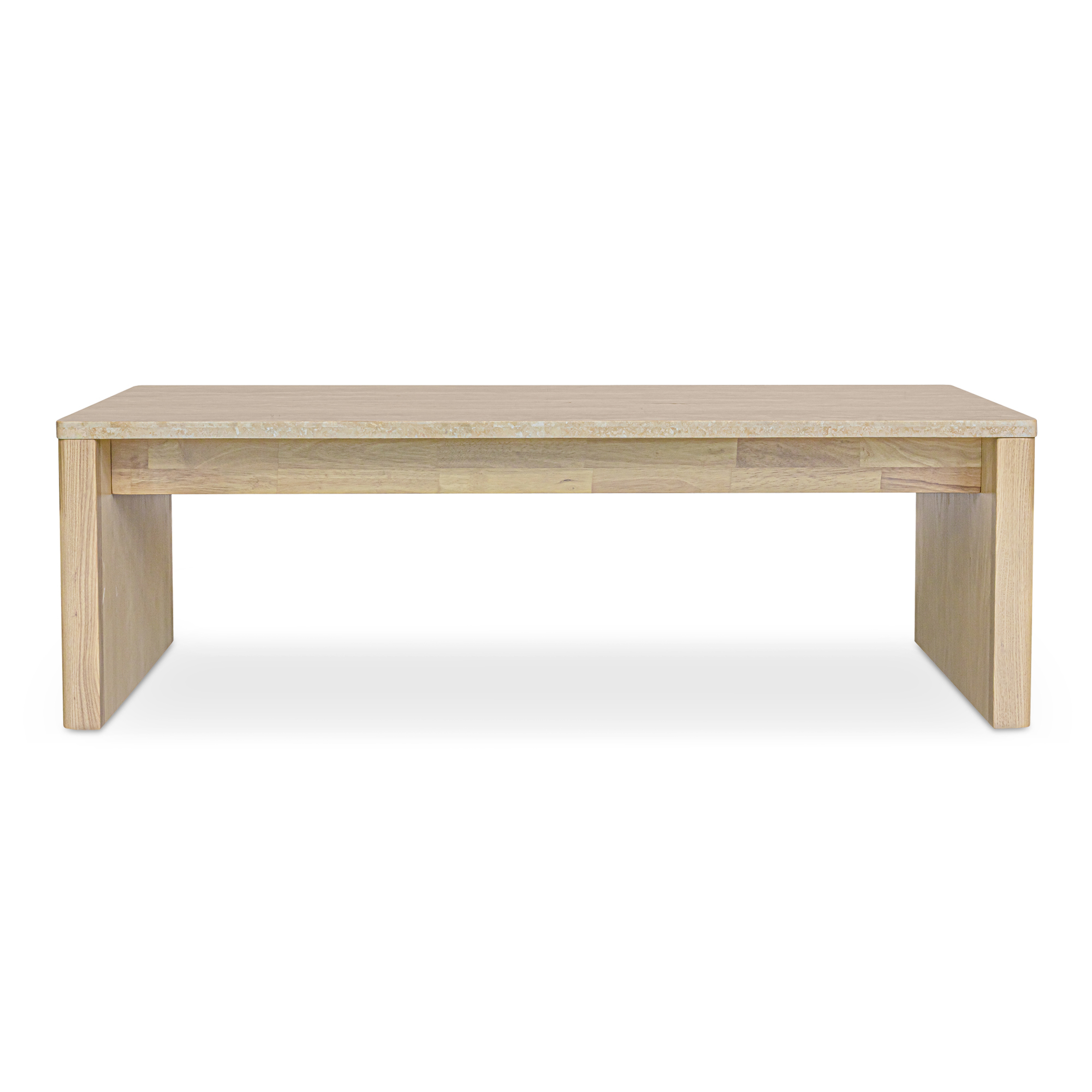 Blake Coffee Table Beige Travertine - Moes Home Collection