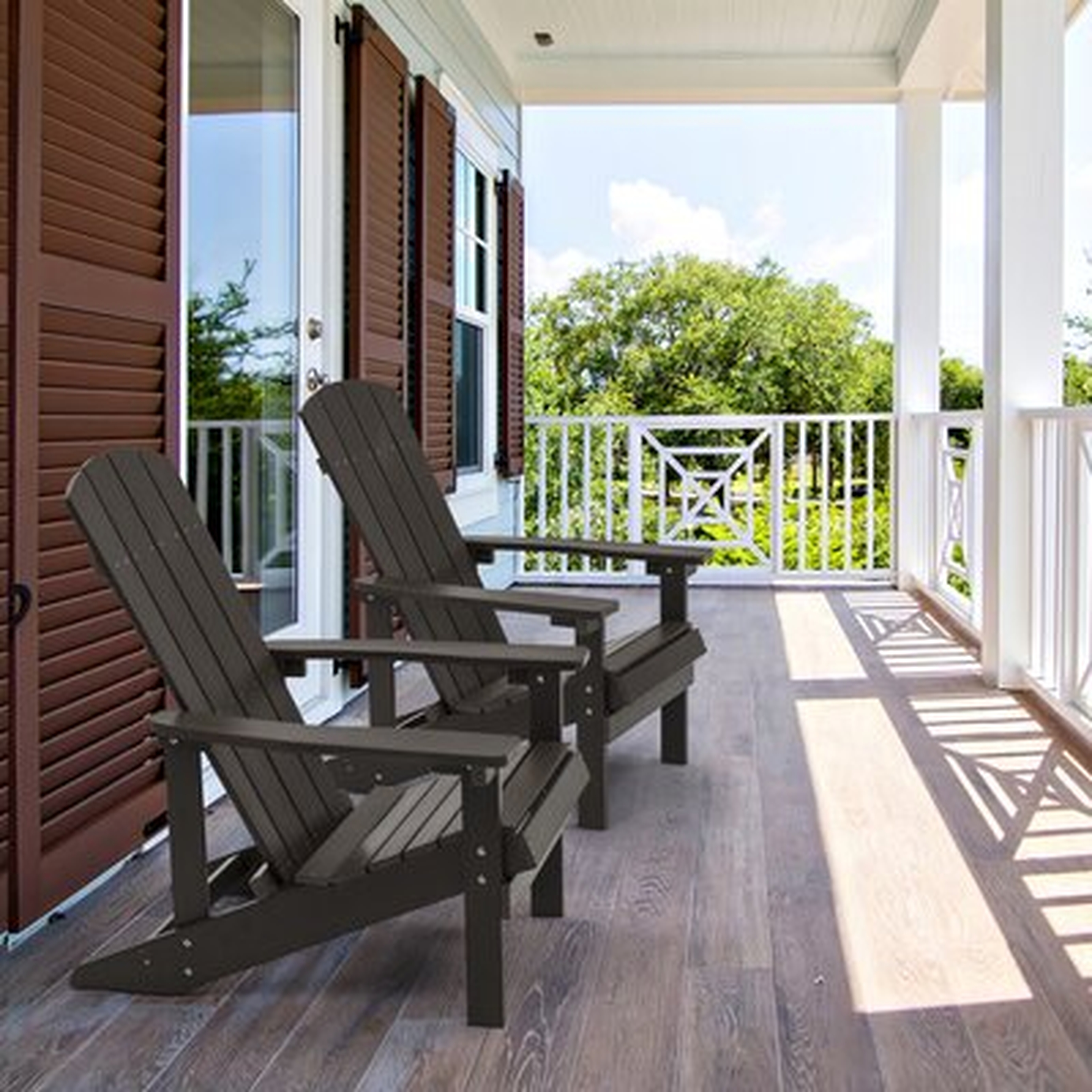 Robyn Plastic Adirondack Chair - Wayfair