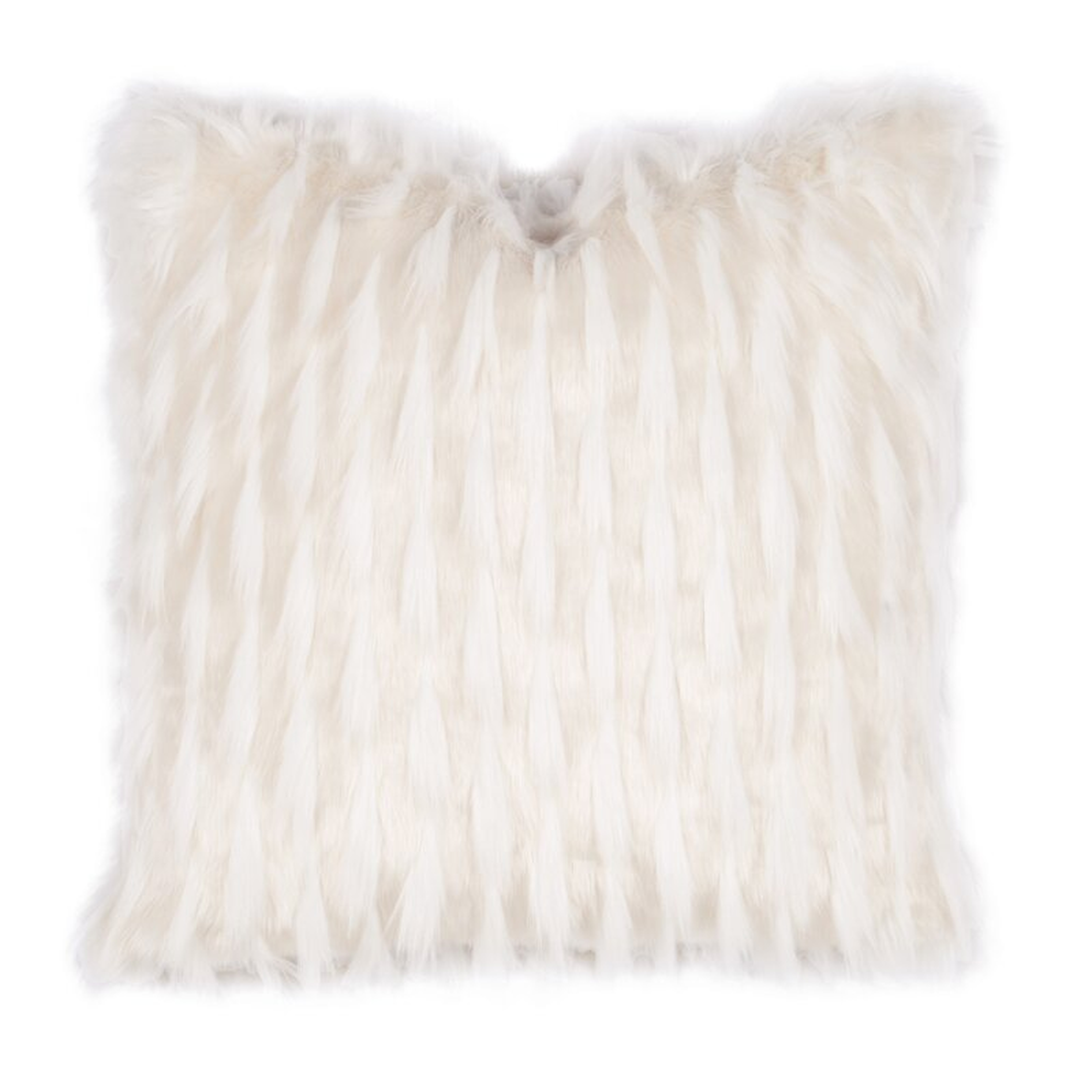 Geode Luxe Faux Fur Throw Pillow - Pillow Cover & Insert - Perigold