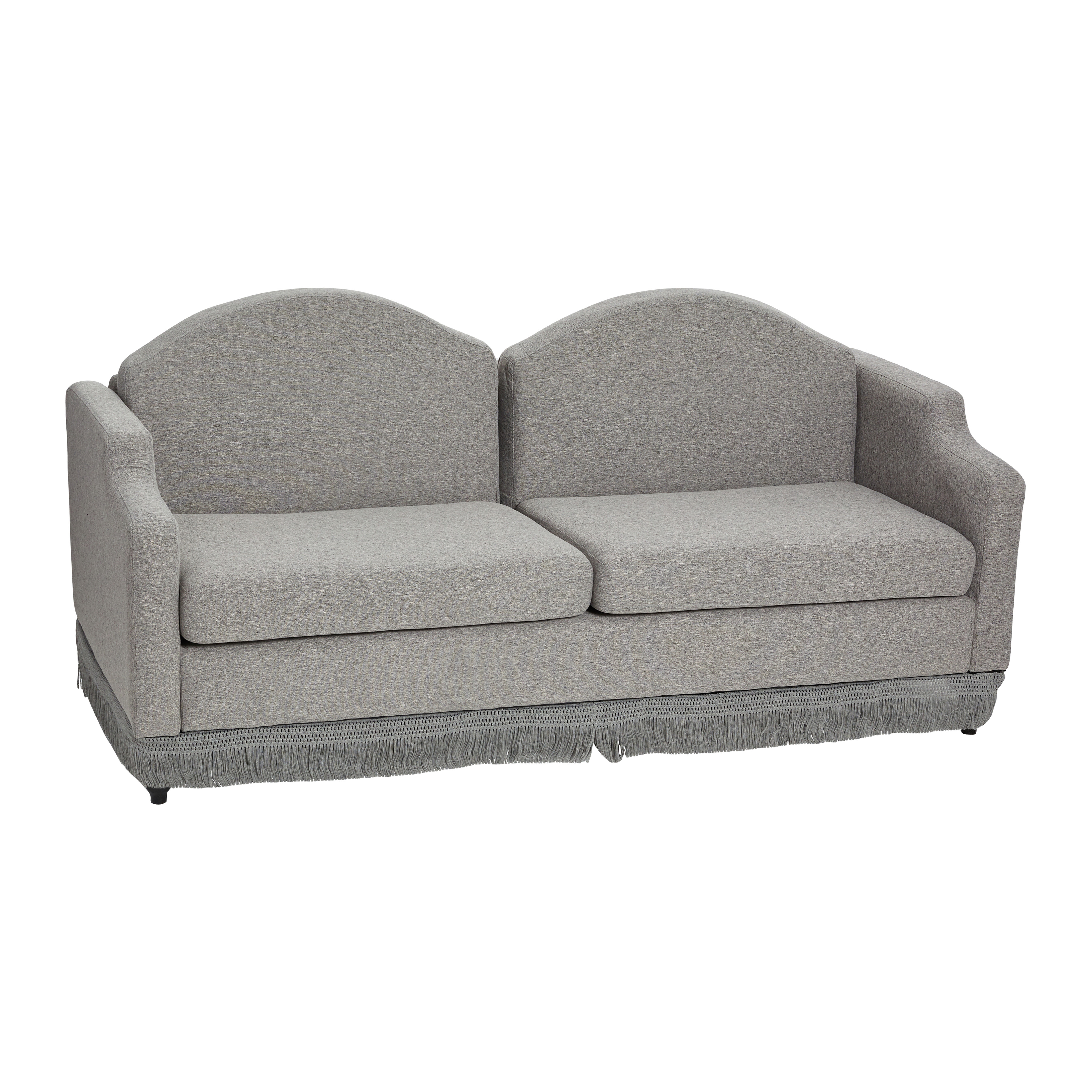 Washington Upholstered Sofa, Grey - Creative Co-Op