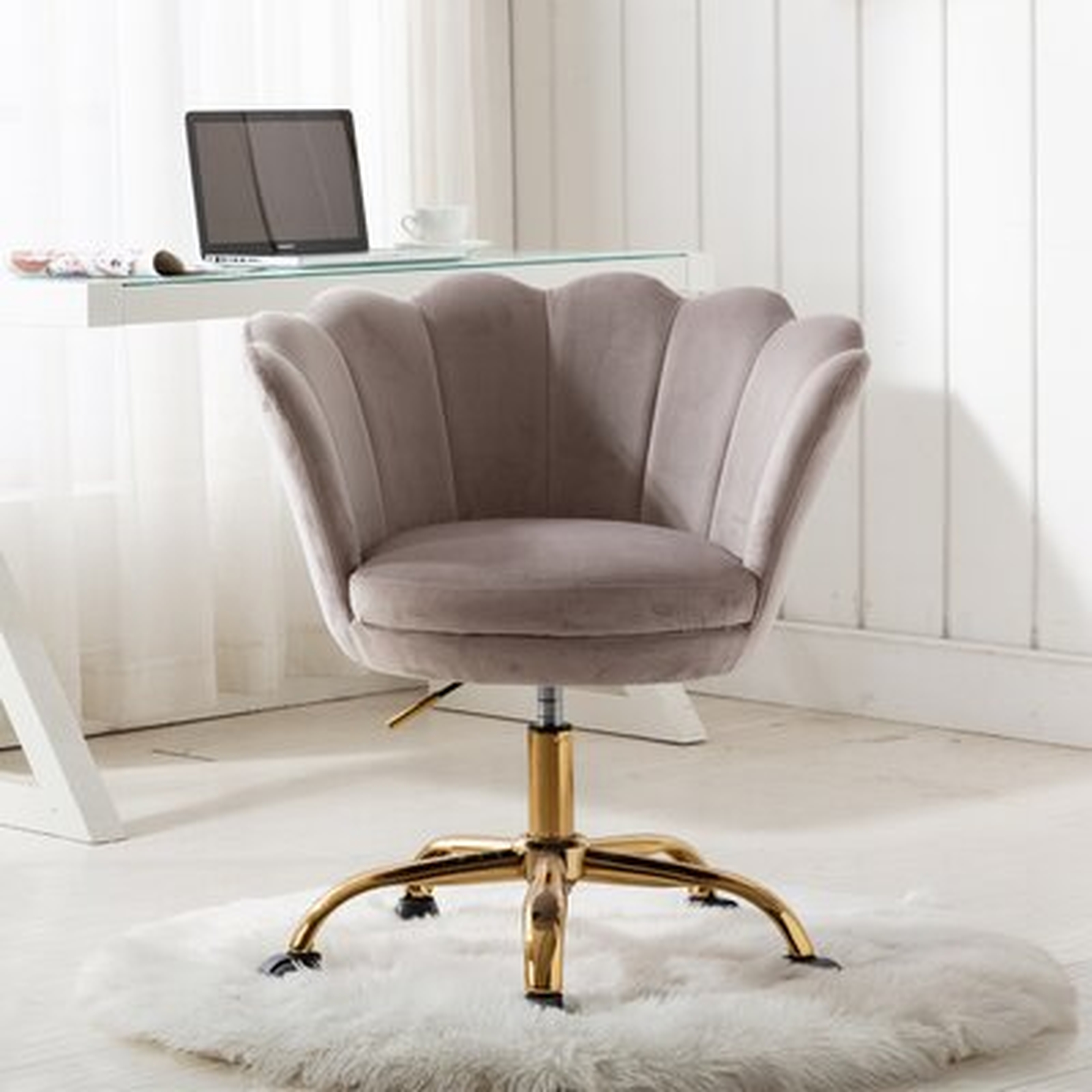 Weingartner Home Office Velvet Task Chair - Wayfair