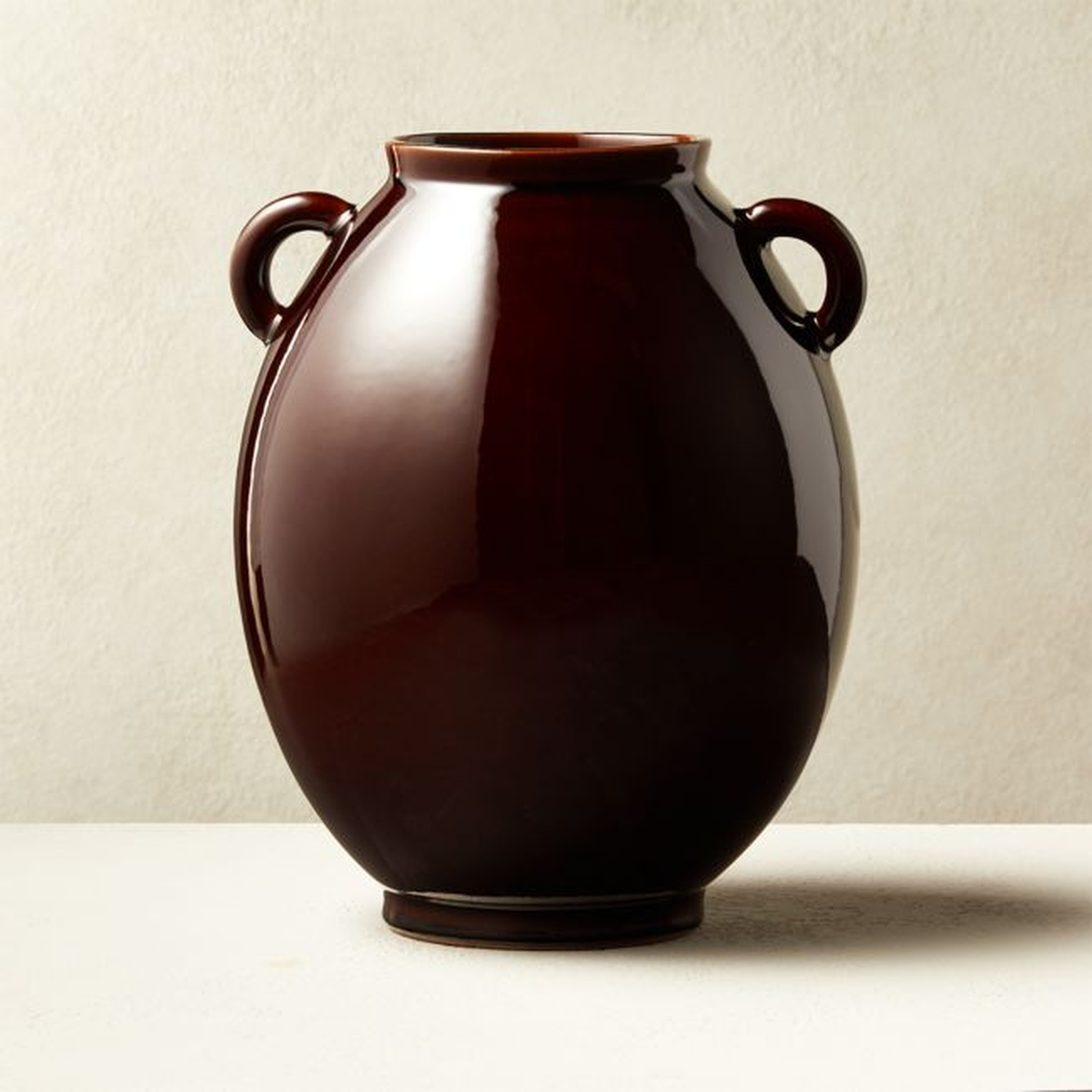 Amara Deep Red Vase - CB2