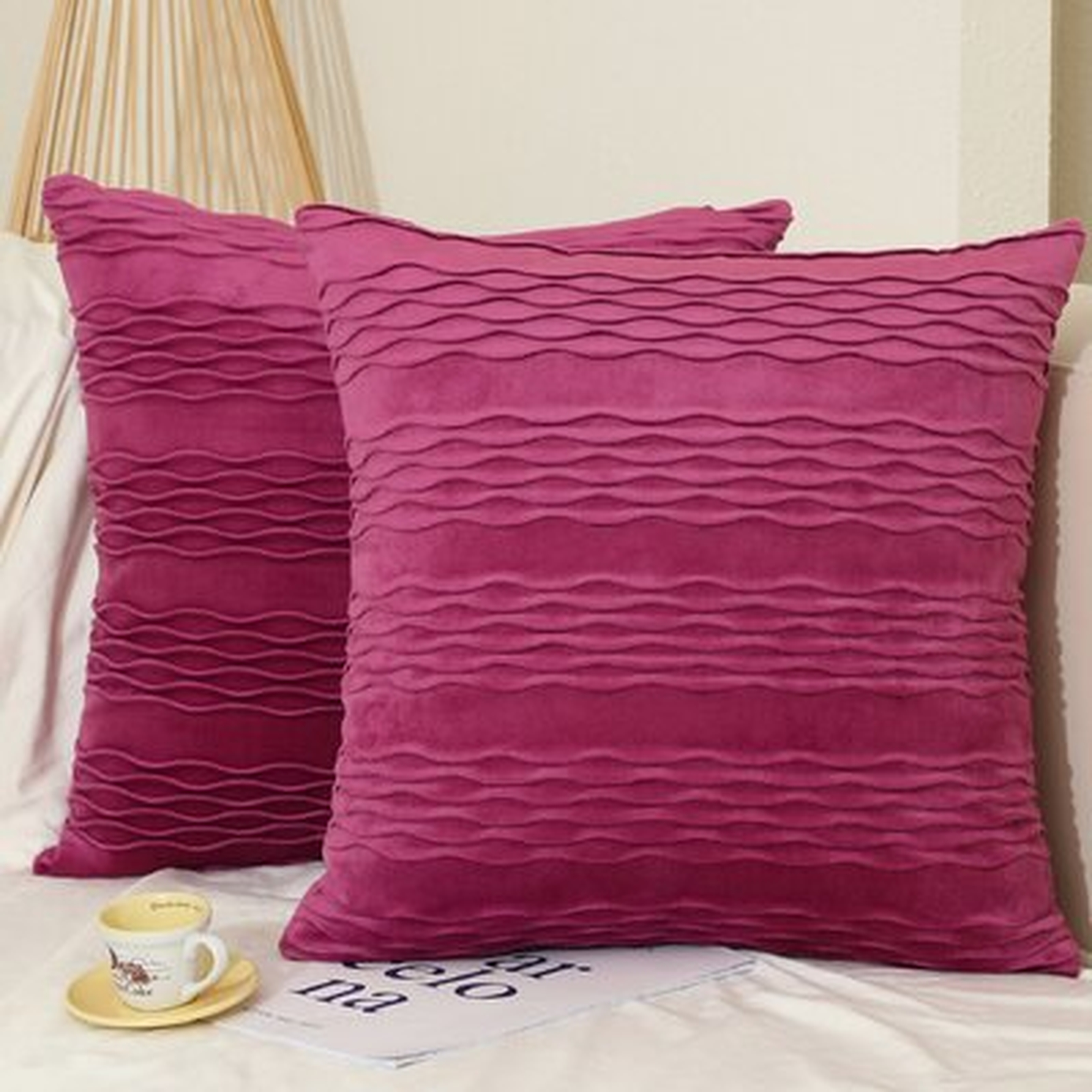Pannell Square Pillow Cover set of 2 - Wayfair