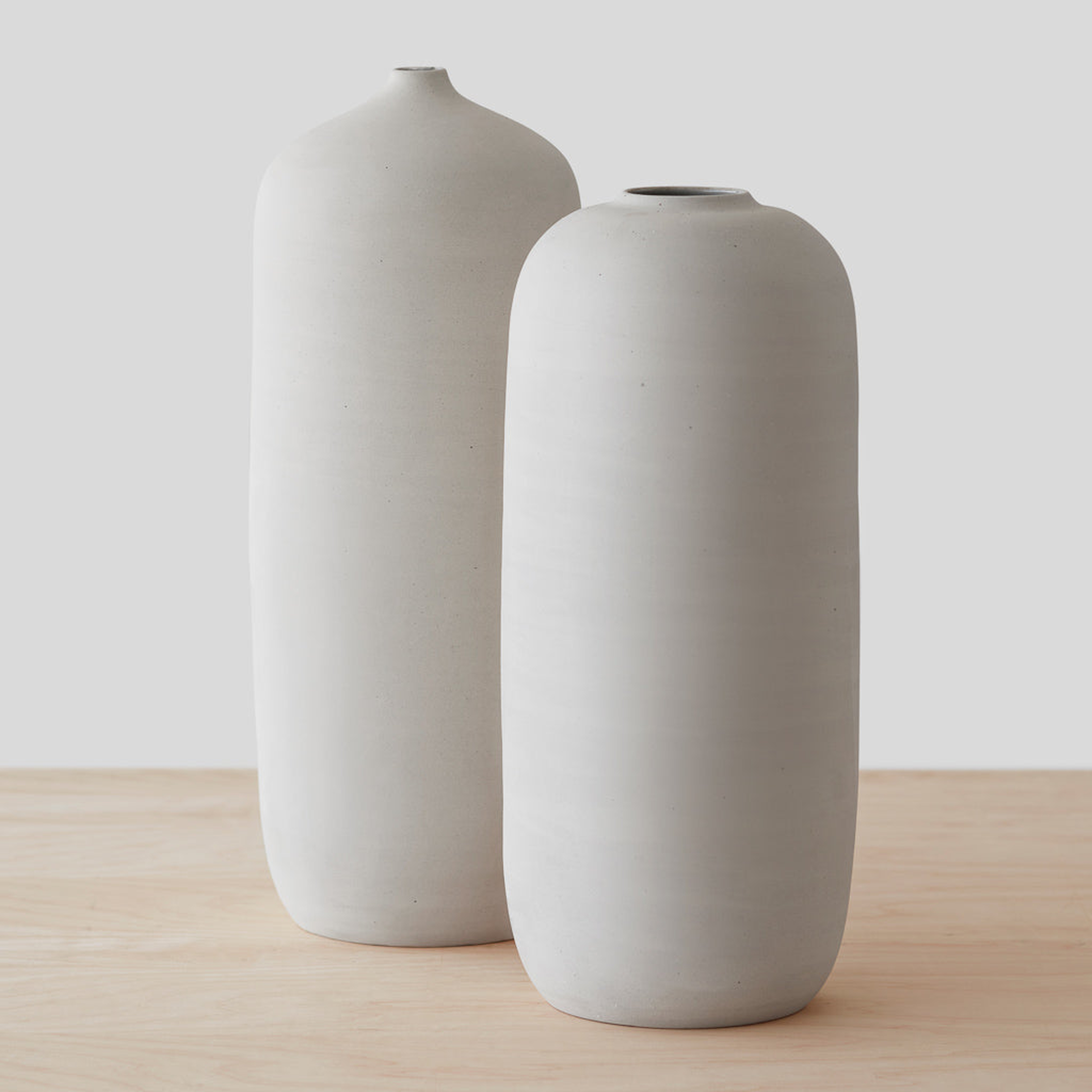 The Citizenry Loma Floor Vases | Ivory - The Citizenry