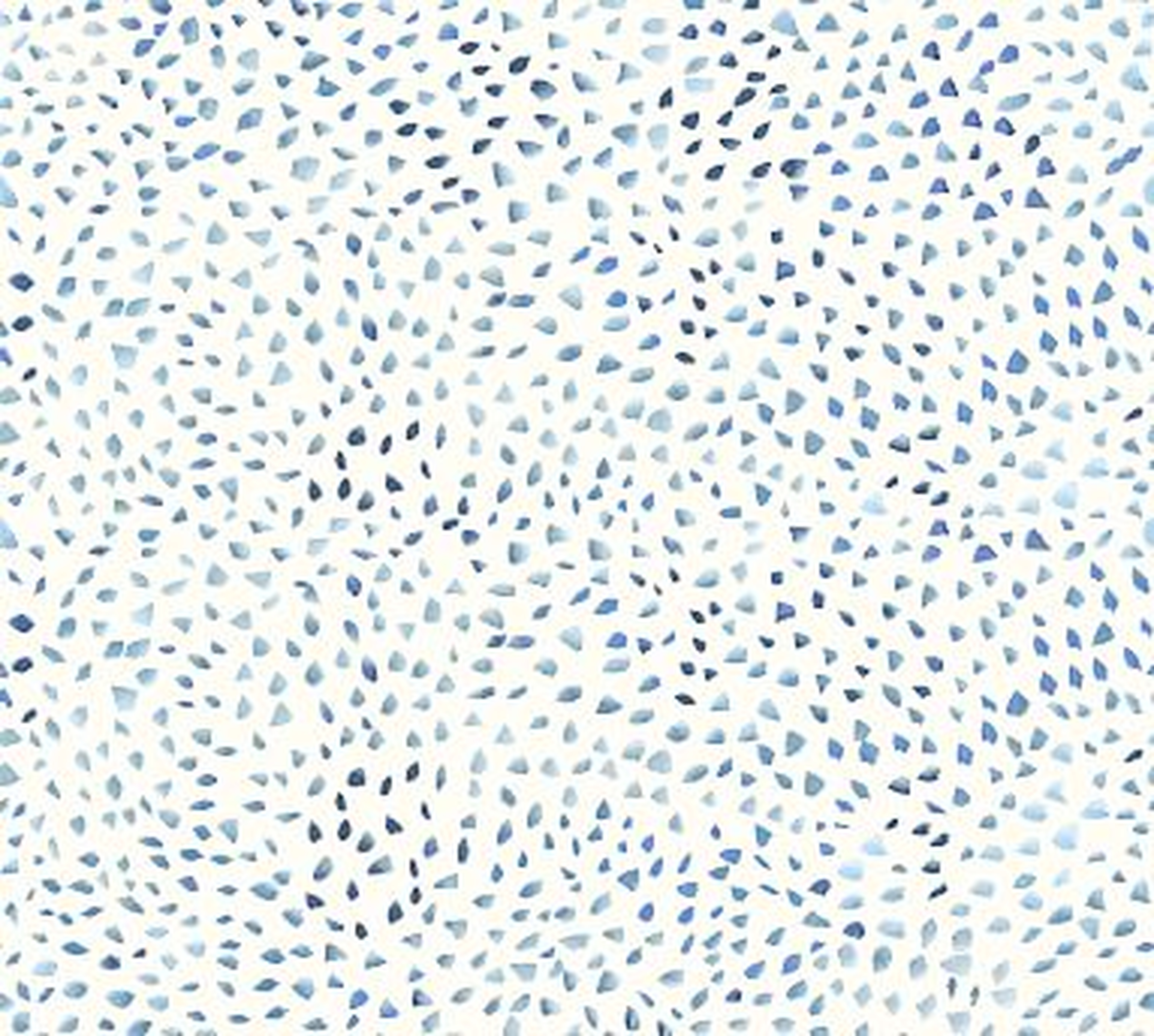 Flurry Rebecca Atwood Removable Wallpaper, Blue, 2' x 4' - Pottery Barn