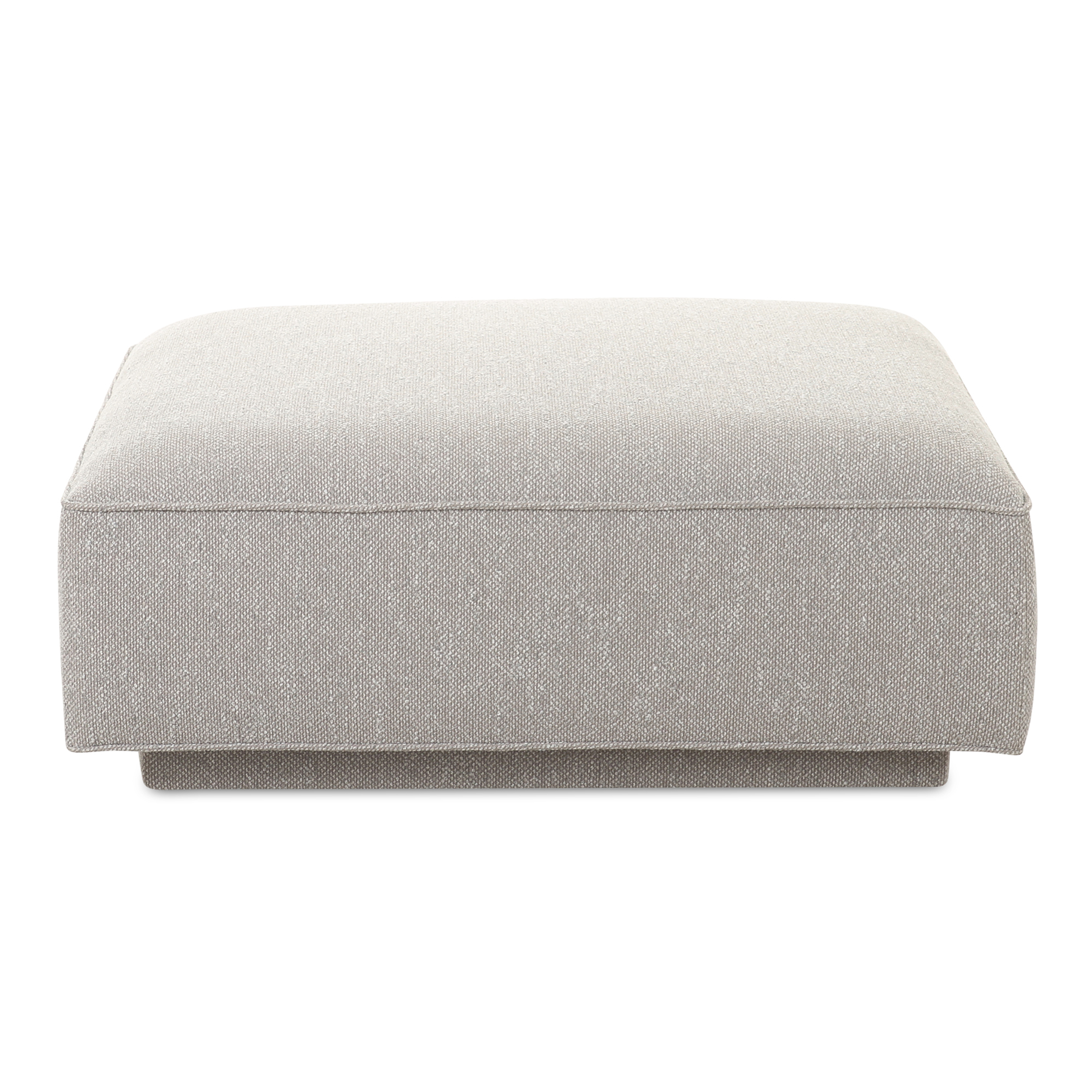 Rosello Ottoman Light Grey - Moes Home Collection