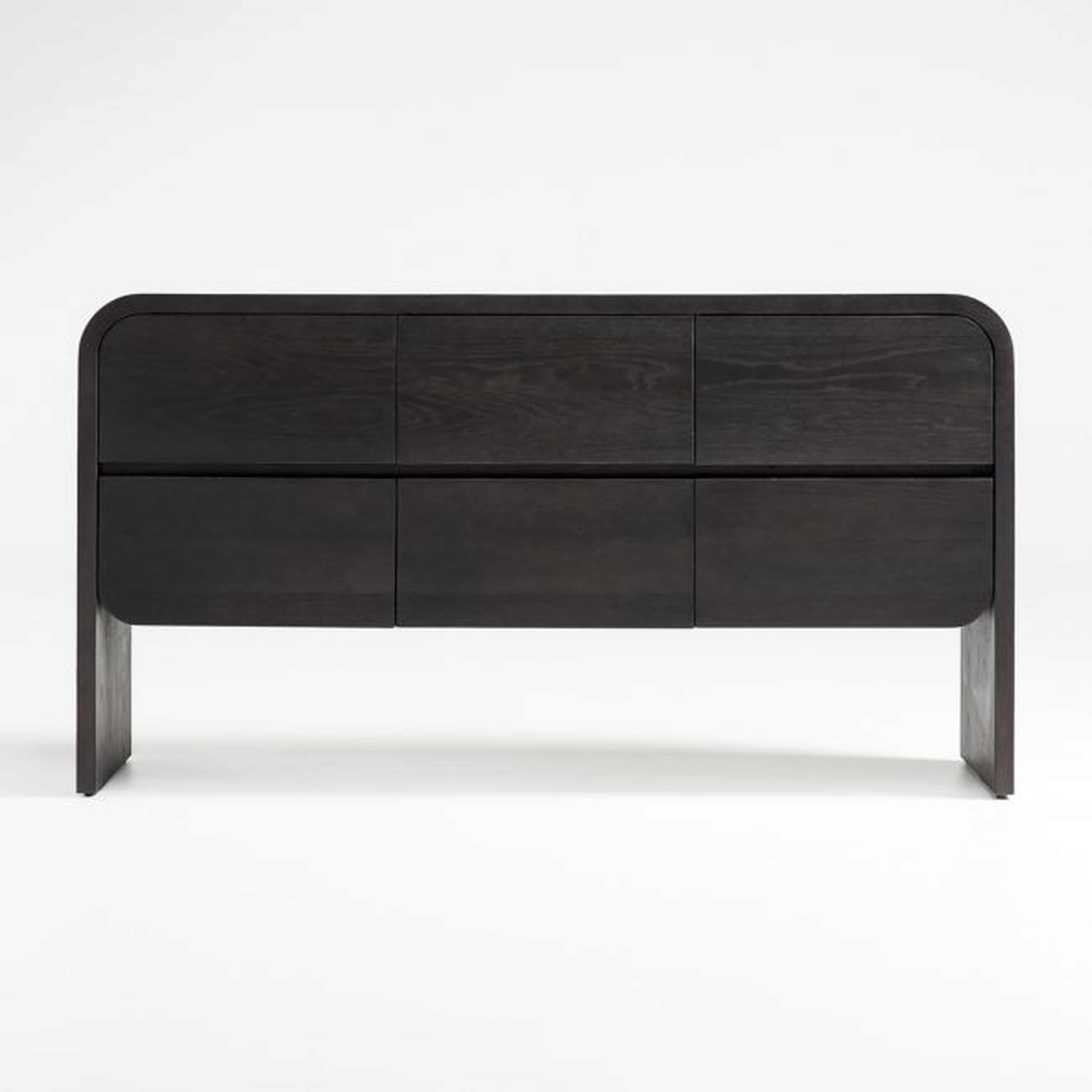 Cortez Charcoal Floating Dresser by Leanne Ford - Crate and Barrel