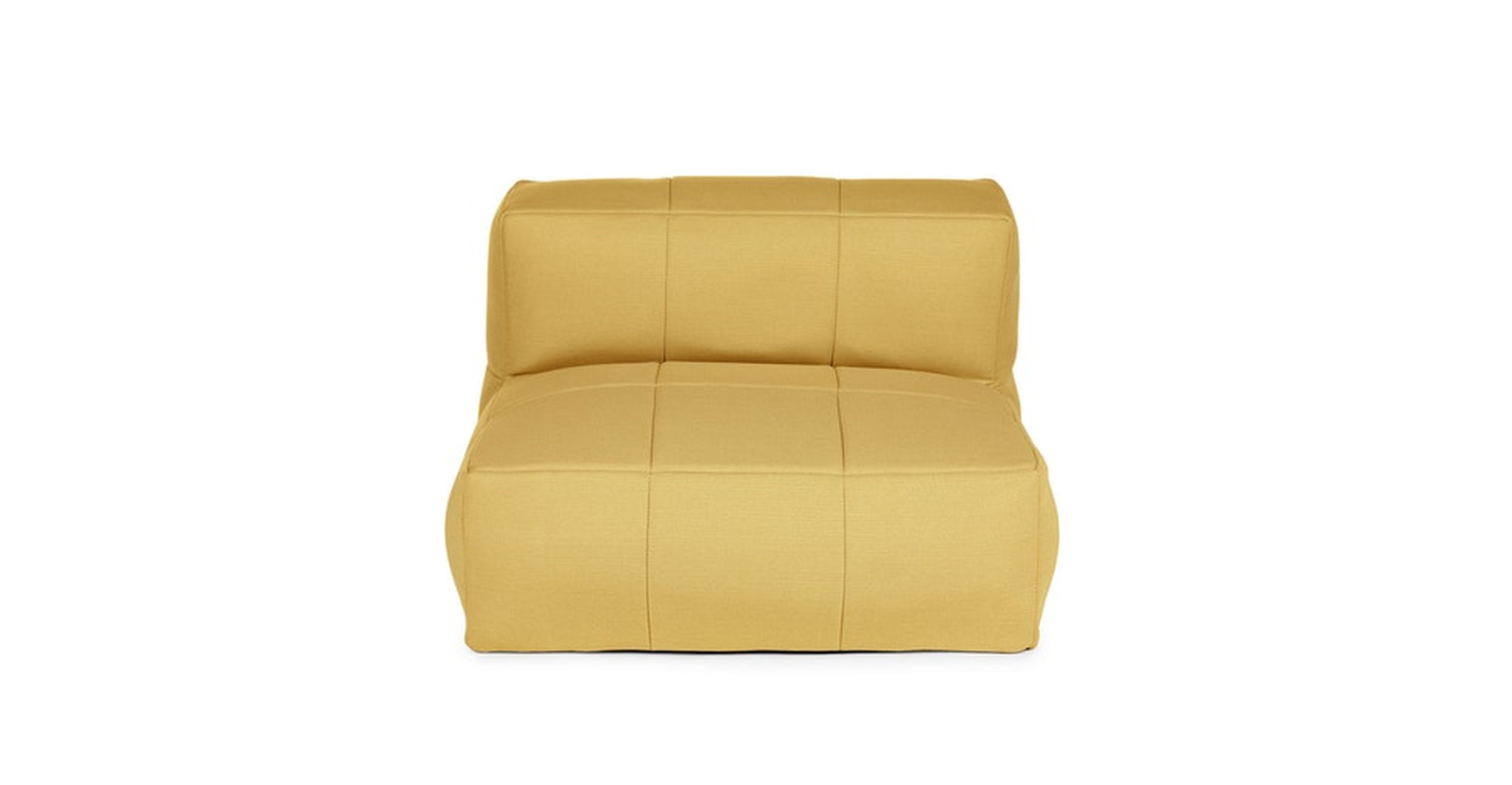 Corvos Tuscan Yellow Armless Chair Module - Article