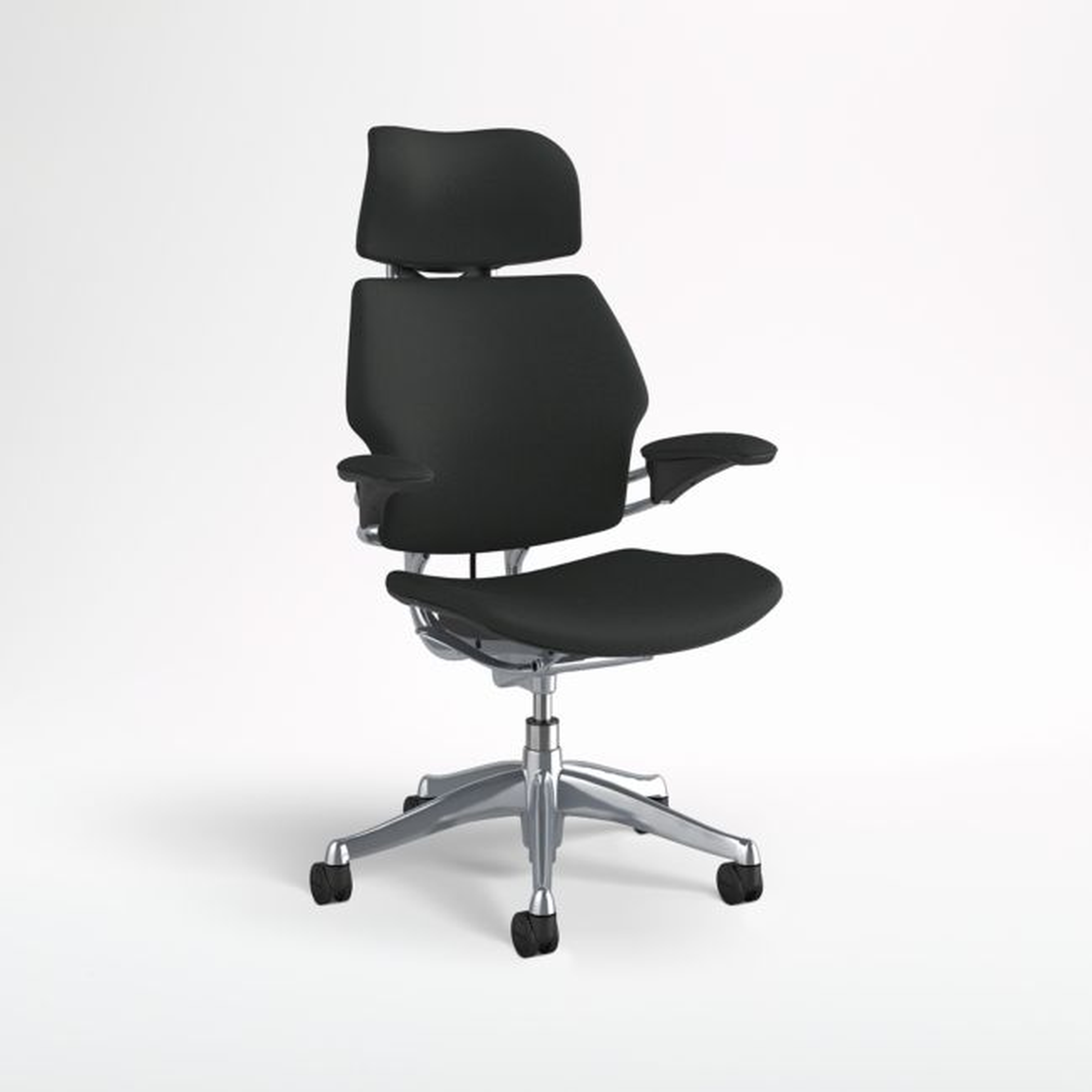 Humanscale ® Freedom ® Black Office Chair with Headrest - Crate and Barrel