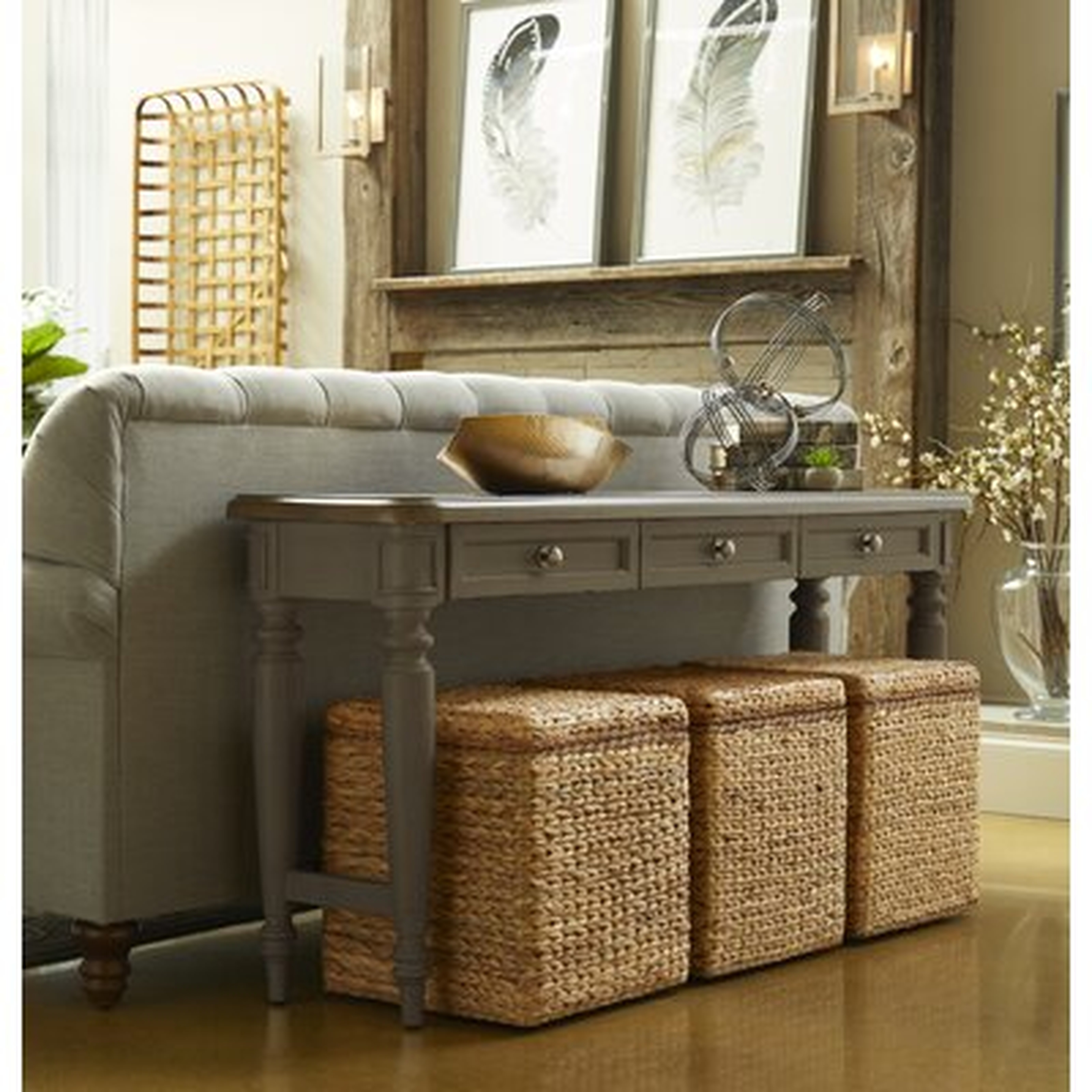 62'' Solid Wood Console Table - Wayfair