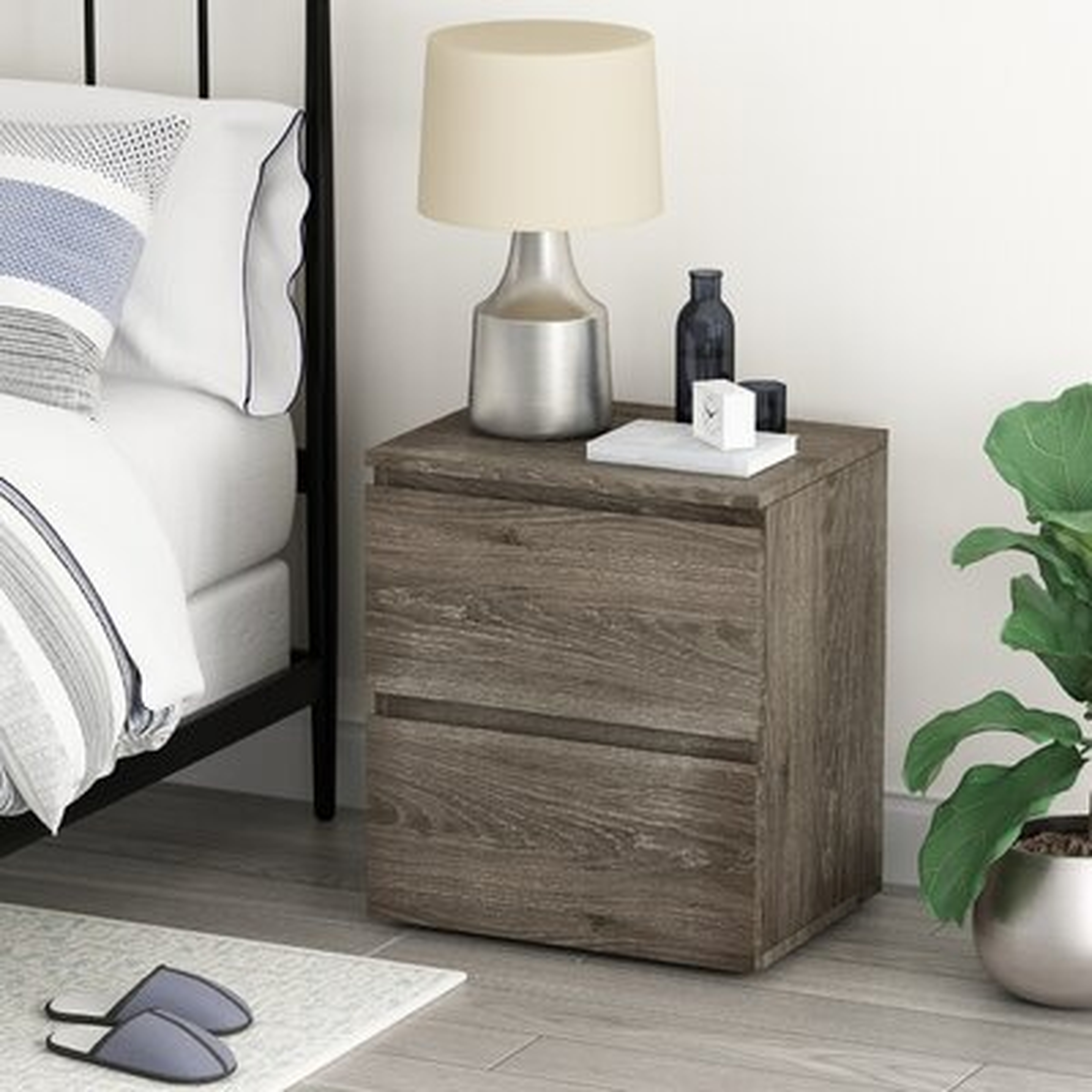 2-Drawer Night Stand - Wayfair