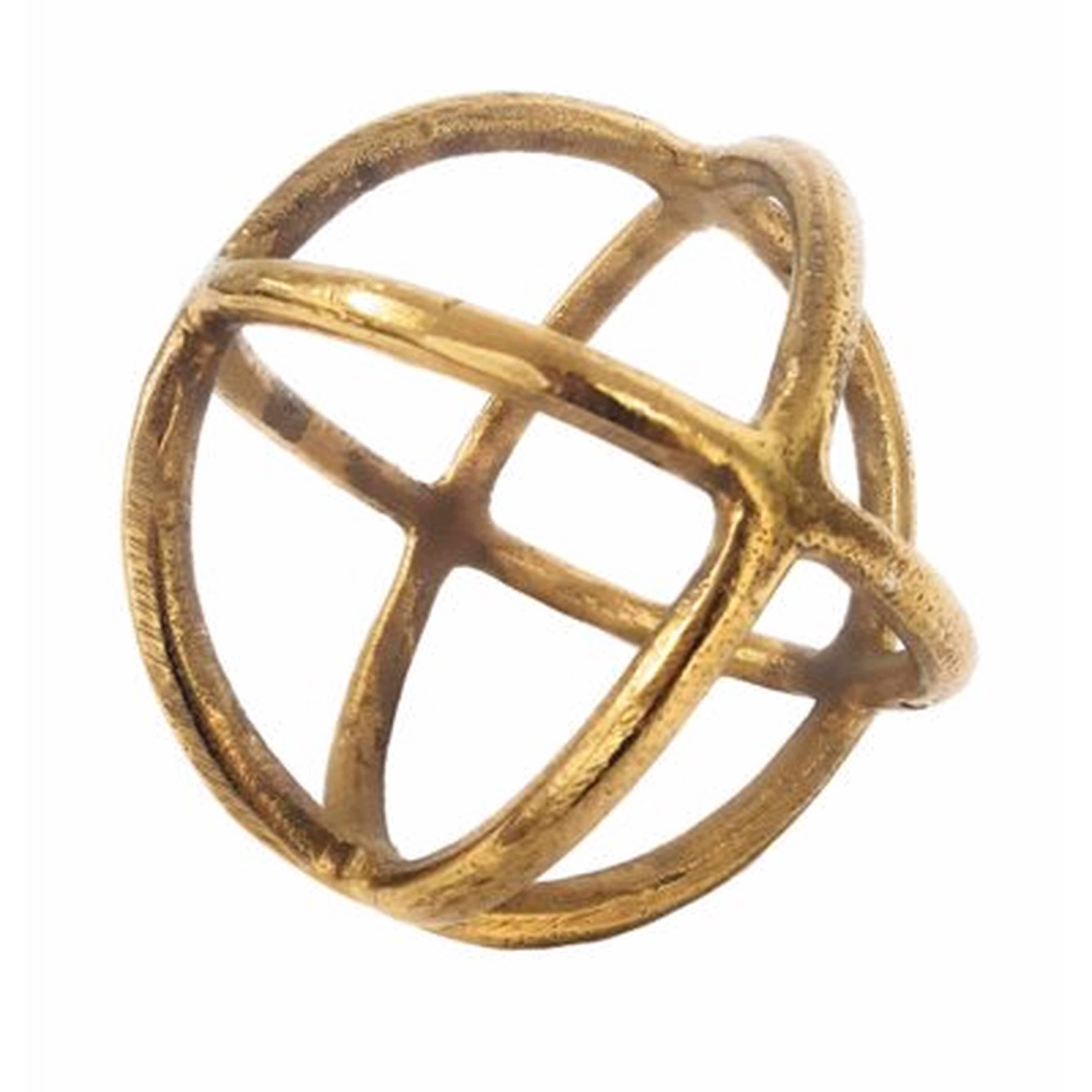 Metal Sphere (Gold, Small) - Wayfair