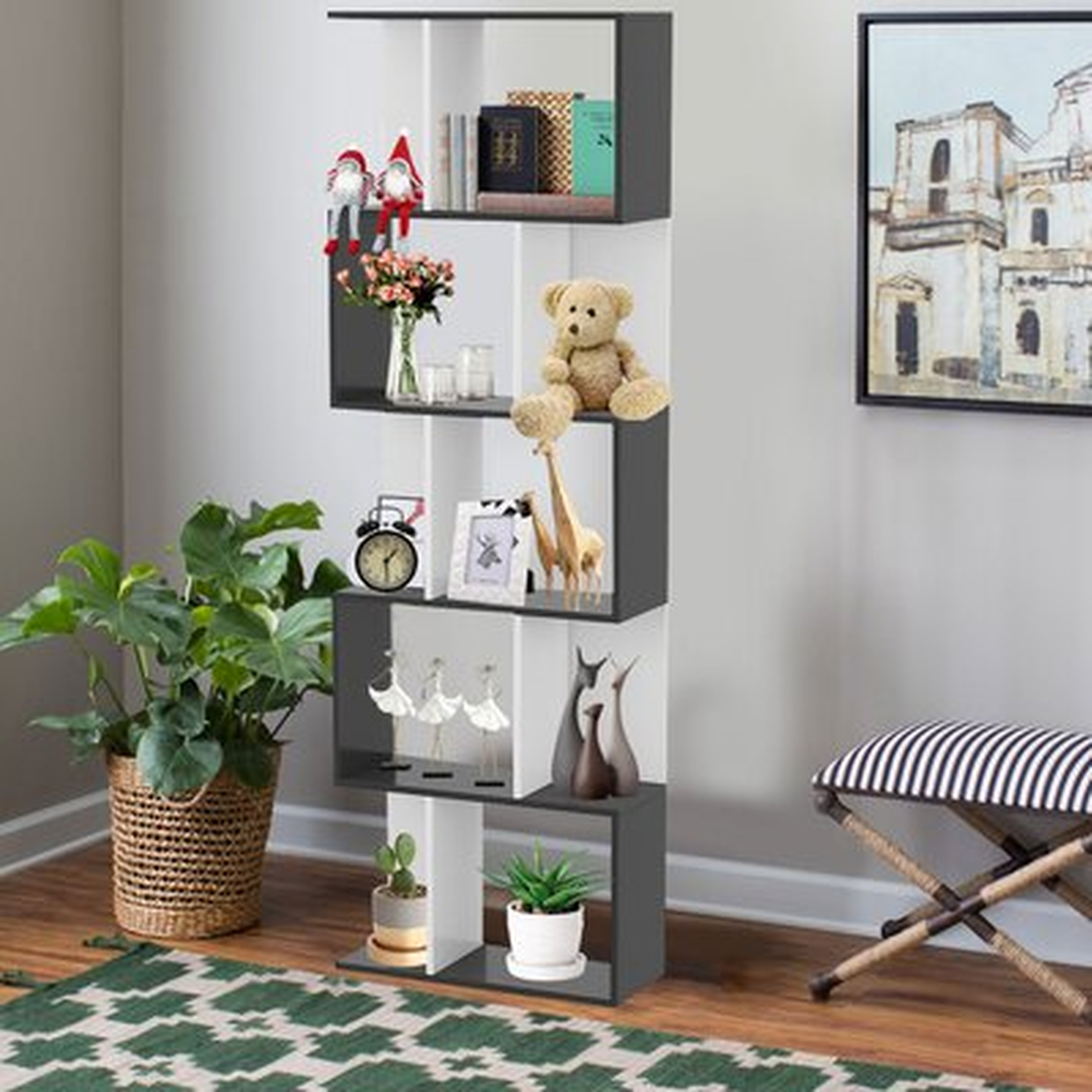 Geometric Bookcase - Wayfair