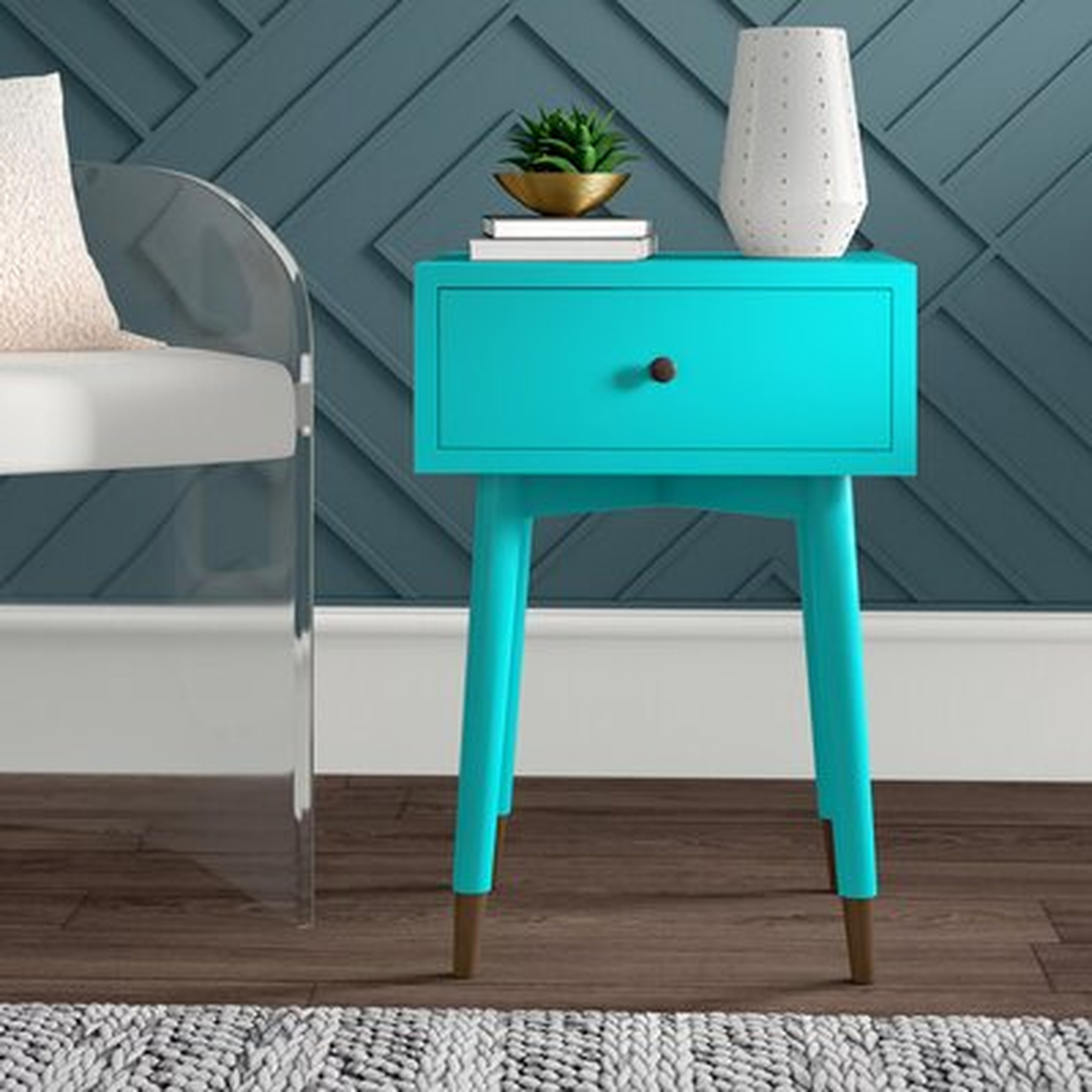 Pellston 1 - Drawer Solid Wood Nightstand - Wayfair