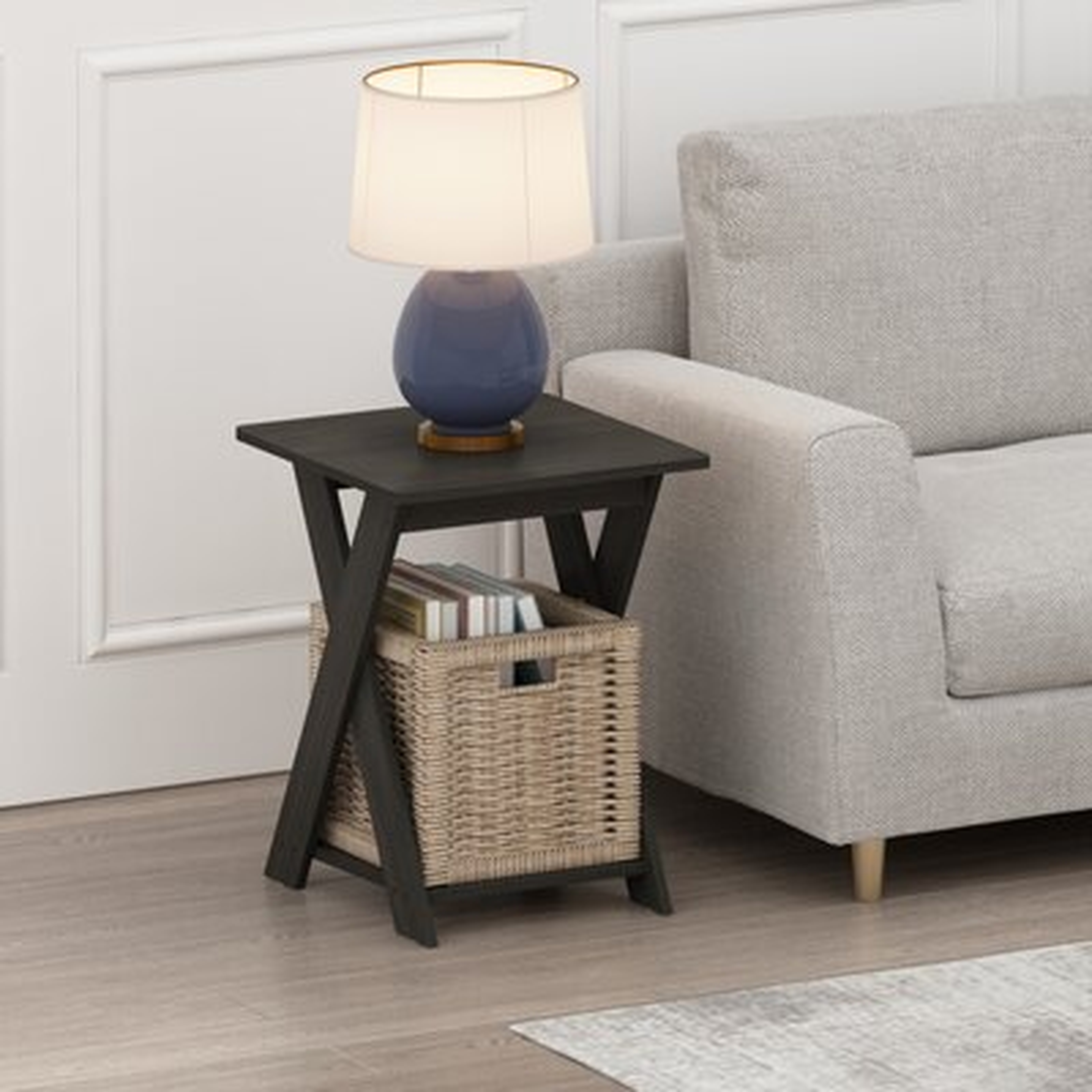 Artesian Modern Simplistic Criss-Crossed End Table - Wayfair