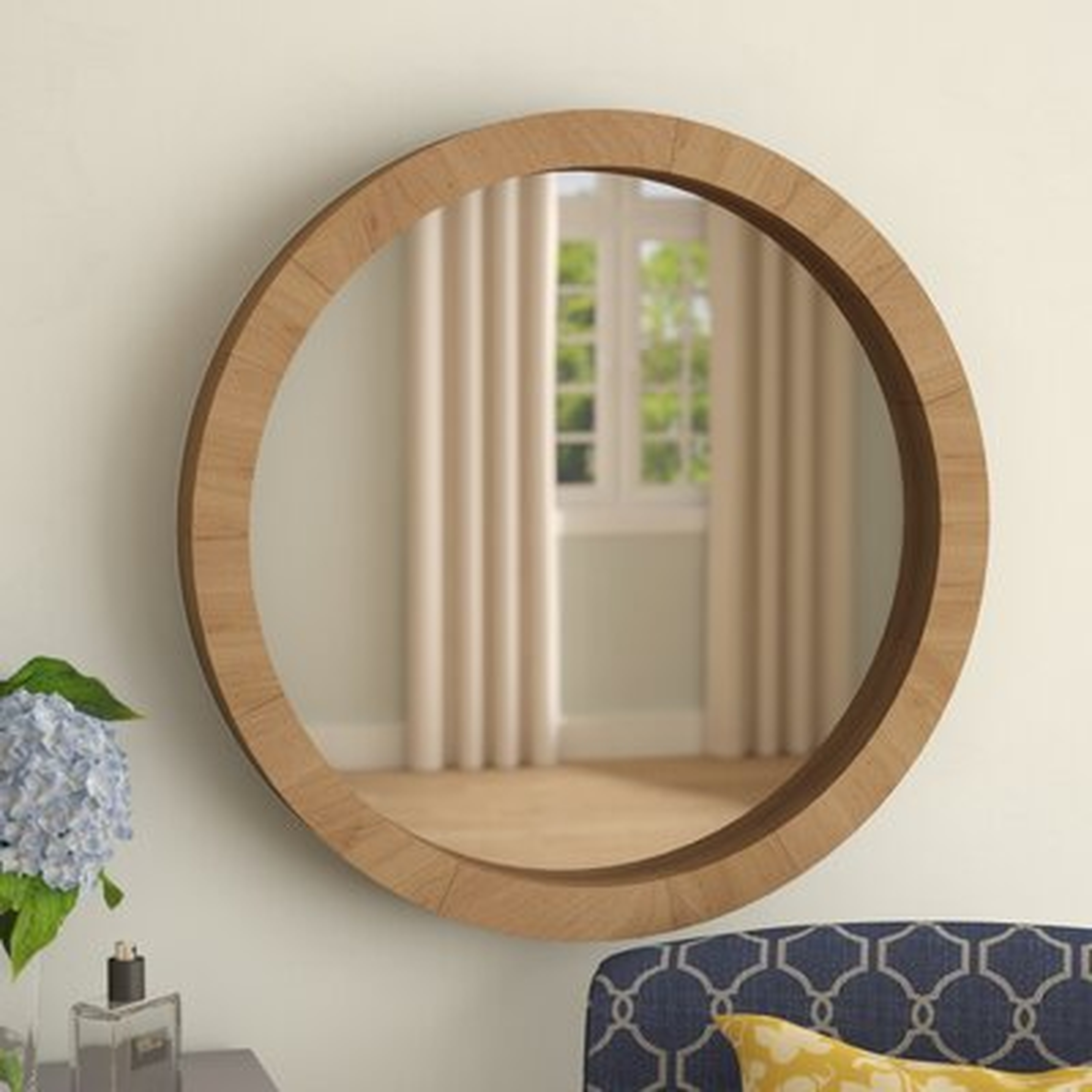 Brown Wood Wall Mirror - Wayfair