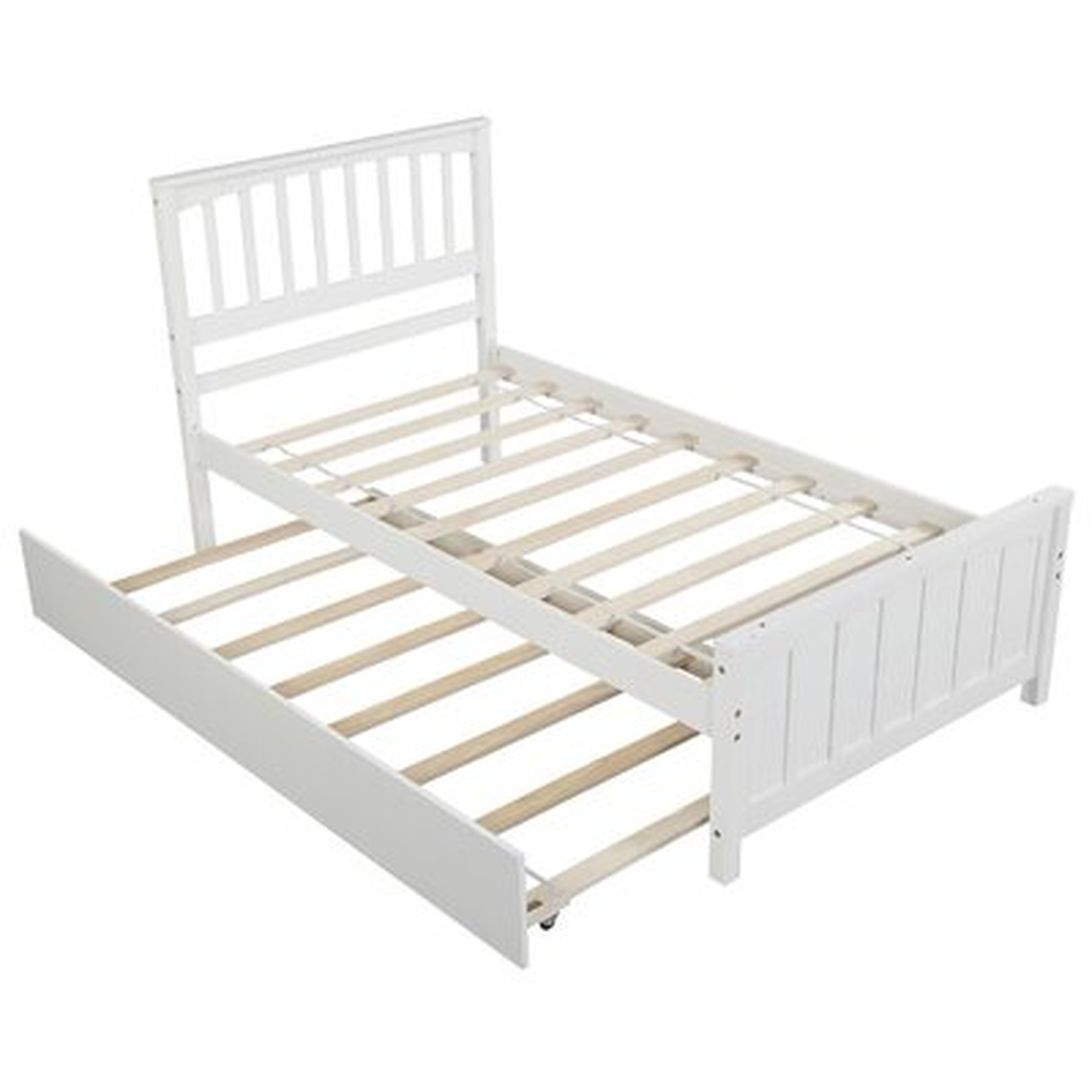 Alianna Twin Size Platform Bed With Trundle - Wayfair