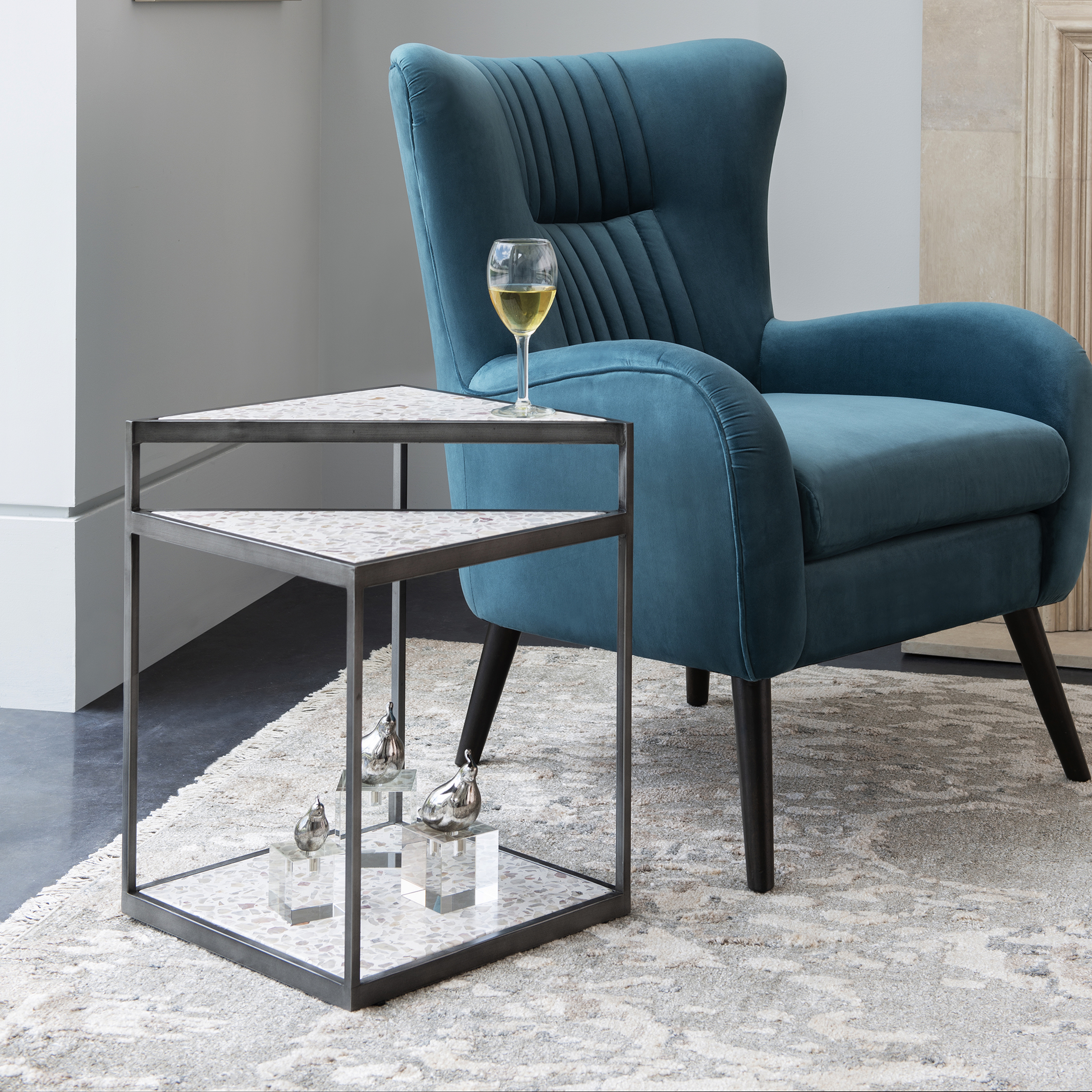 Terra Modern Accent Table - Hudsonhill Foundry