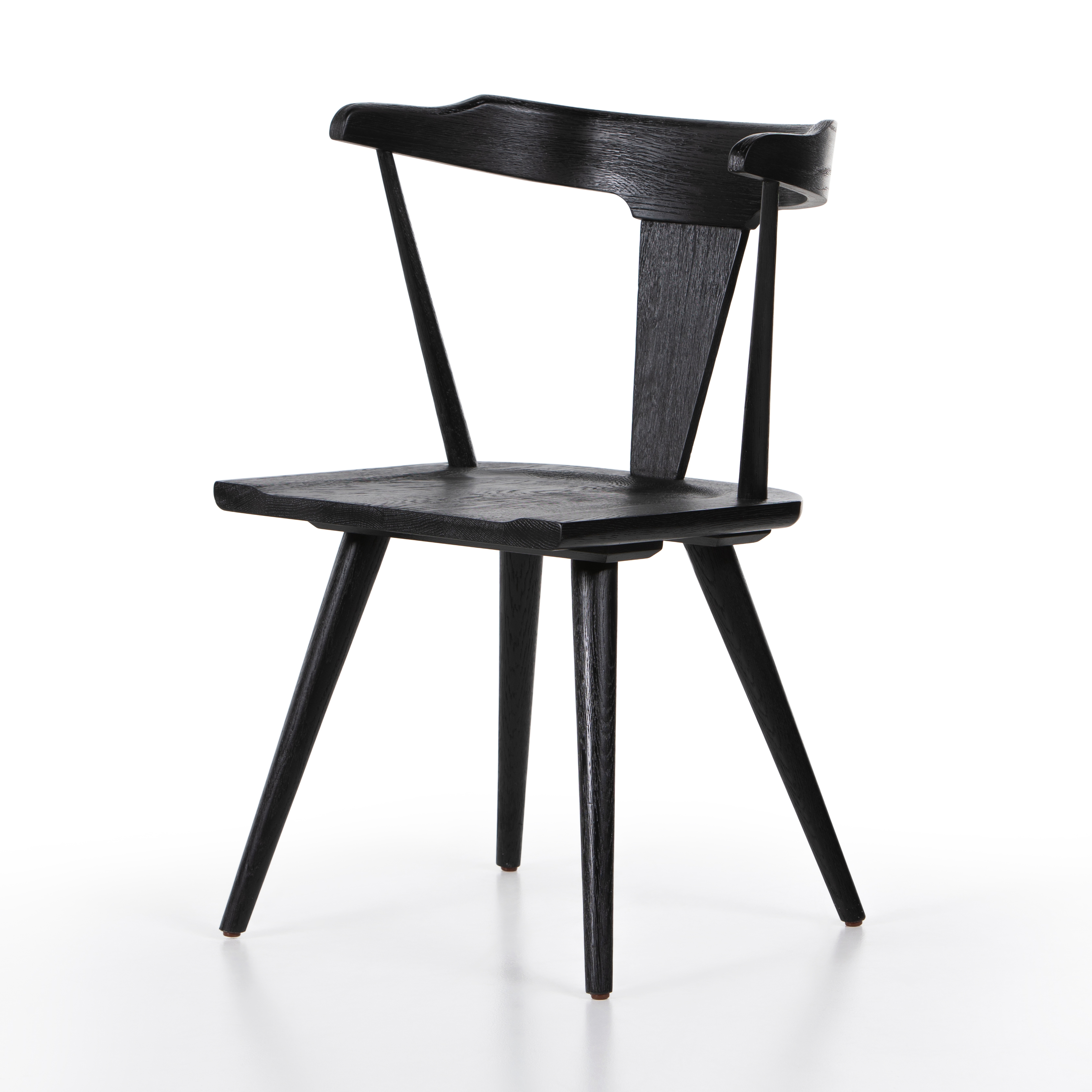 Ripley Dining Chair - Black Oak - Four Hands
