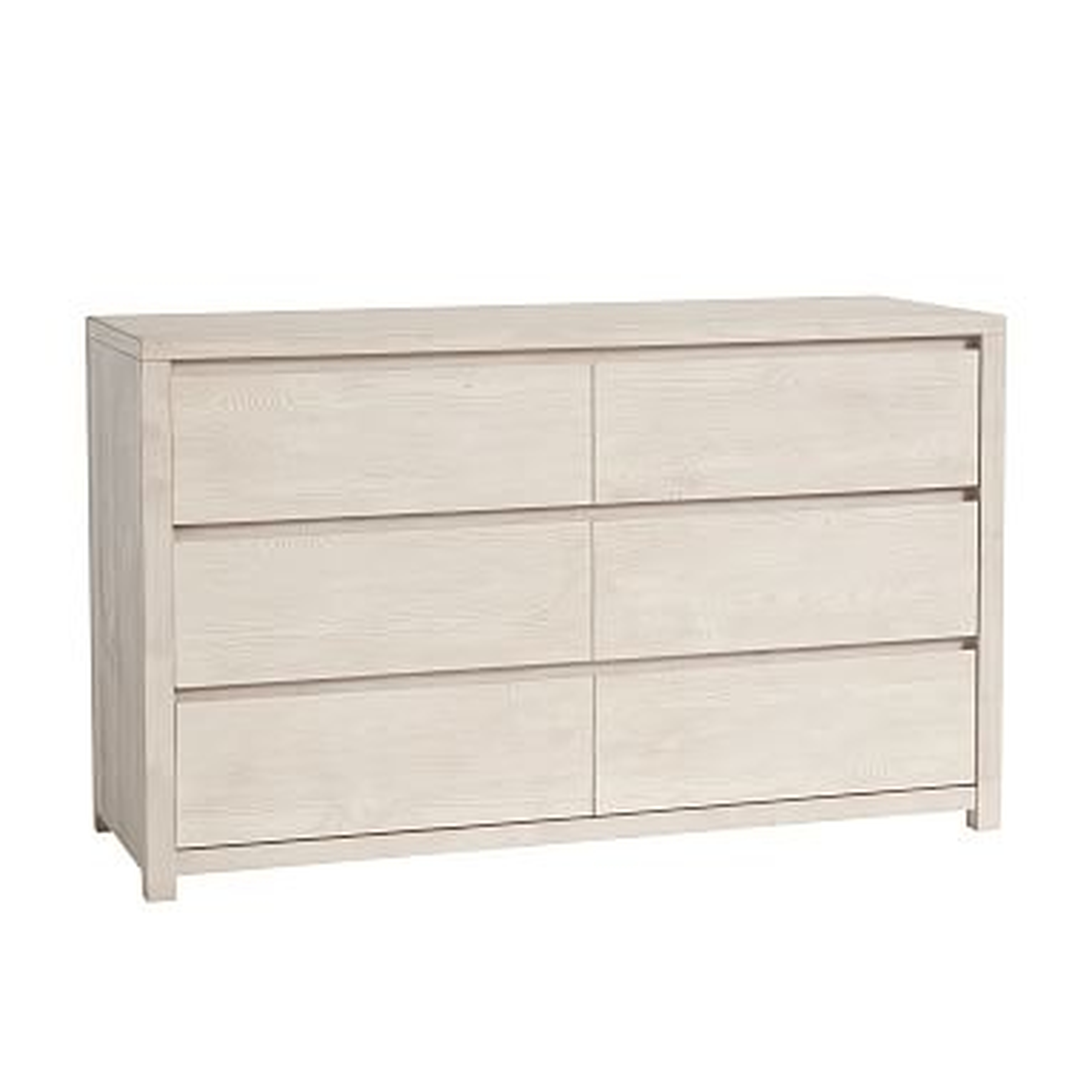 Costa 6-Drawer Wide Dresser, Weathered White - Pottery Barn Teen