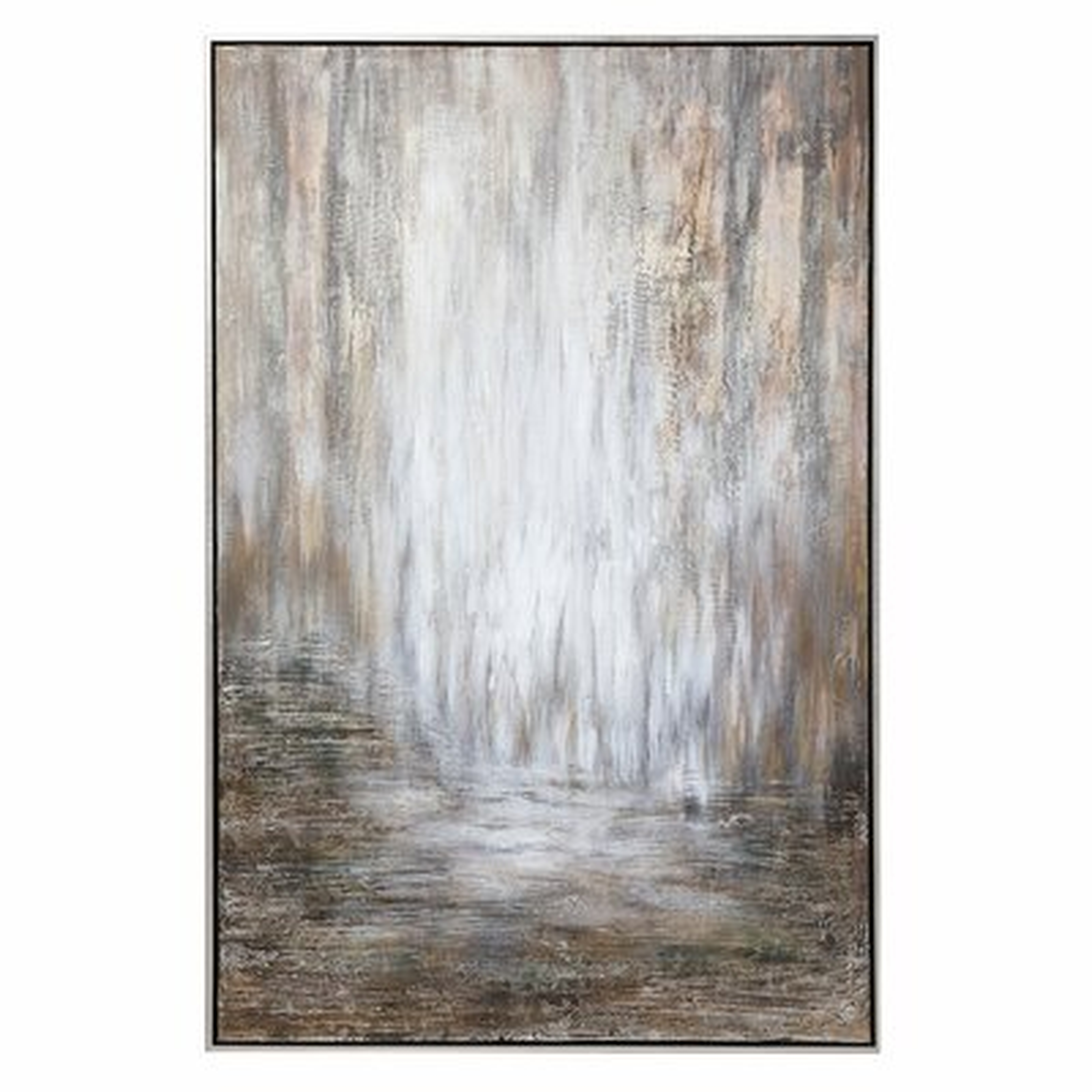 Desert Rain by Matthew Williams - Floater Frame Painting Wood - Wayfair