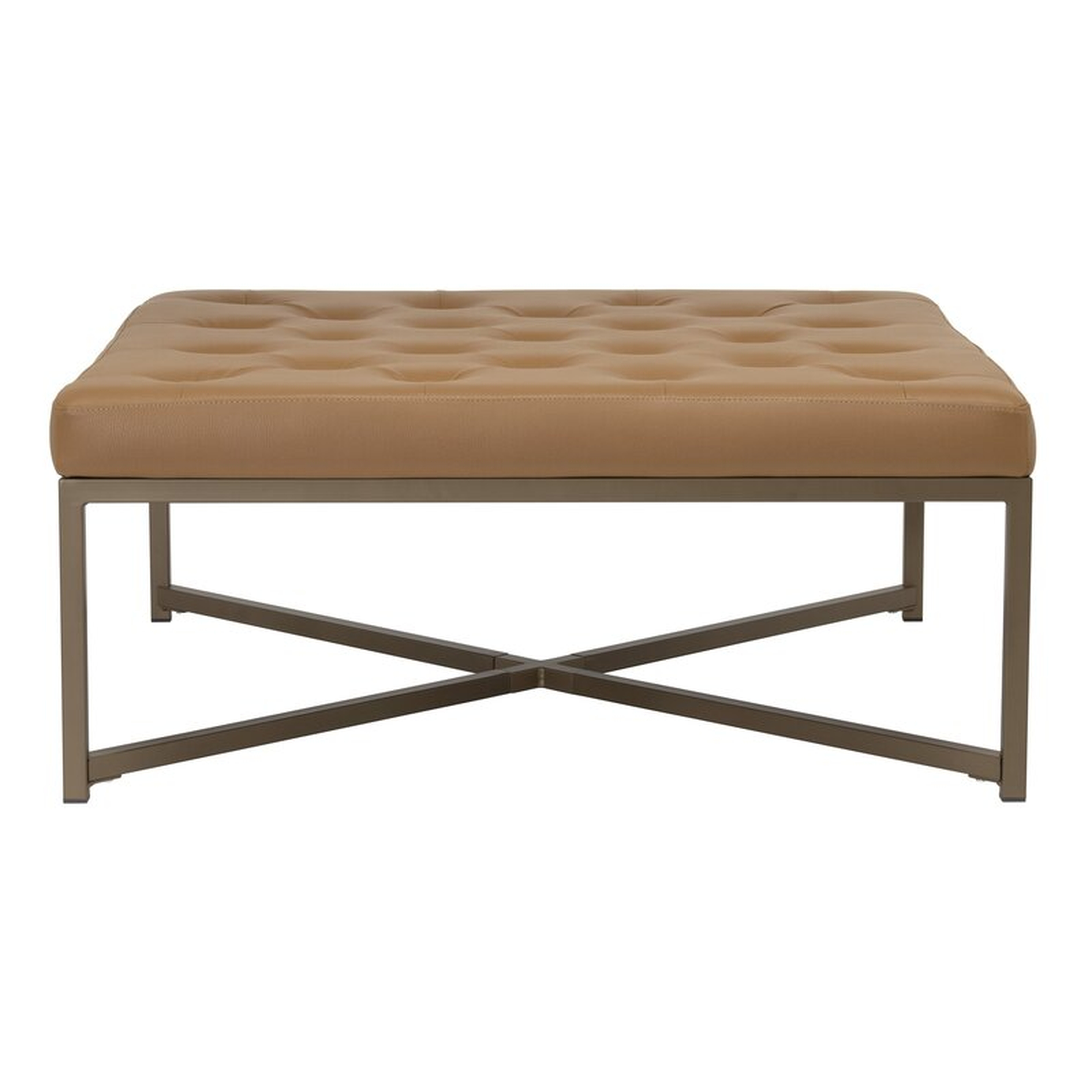 Camber Modern Large Cocktail Tufted Square Ottoman, 39" - Wayfair