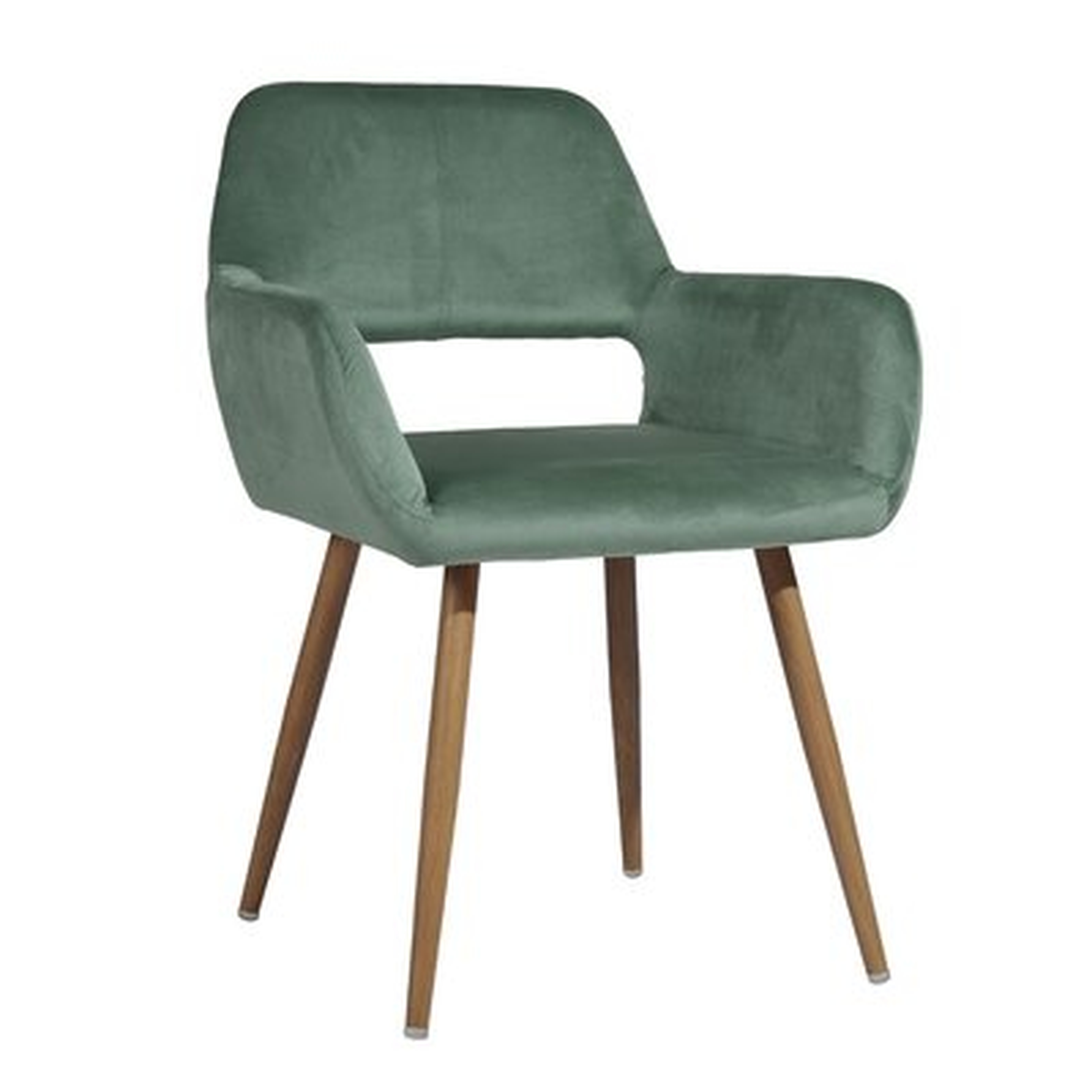 Velvet Upholstered Side Dining Chair - Wayfair