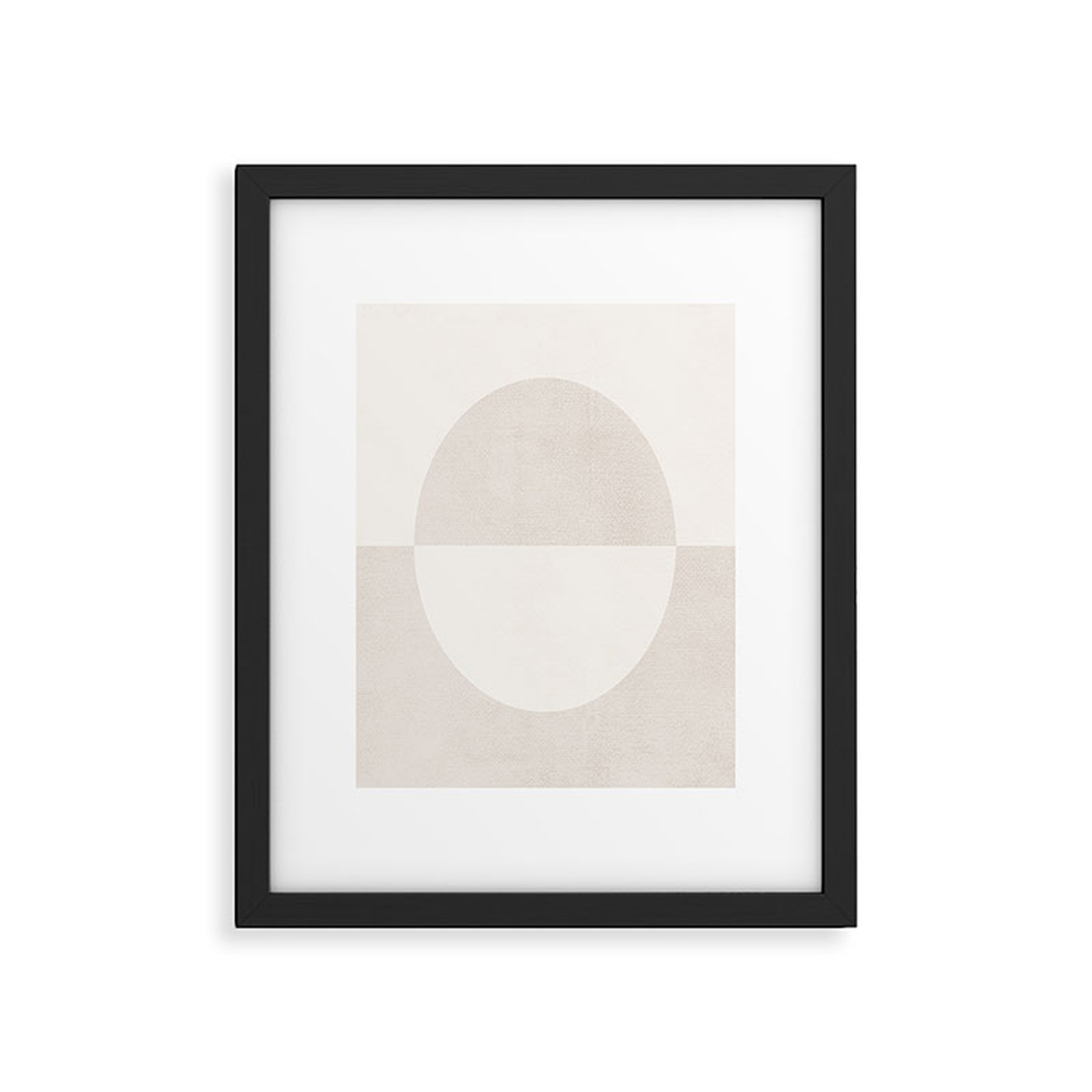 Round by almostmakesperfect - Framed Art Print Modern Black 18" x 24" - Wander Print Co.