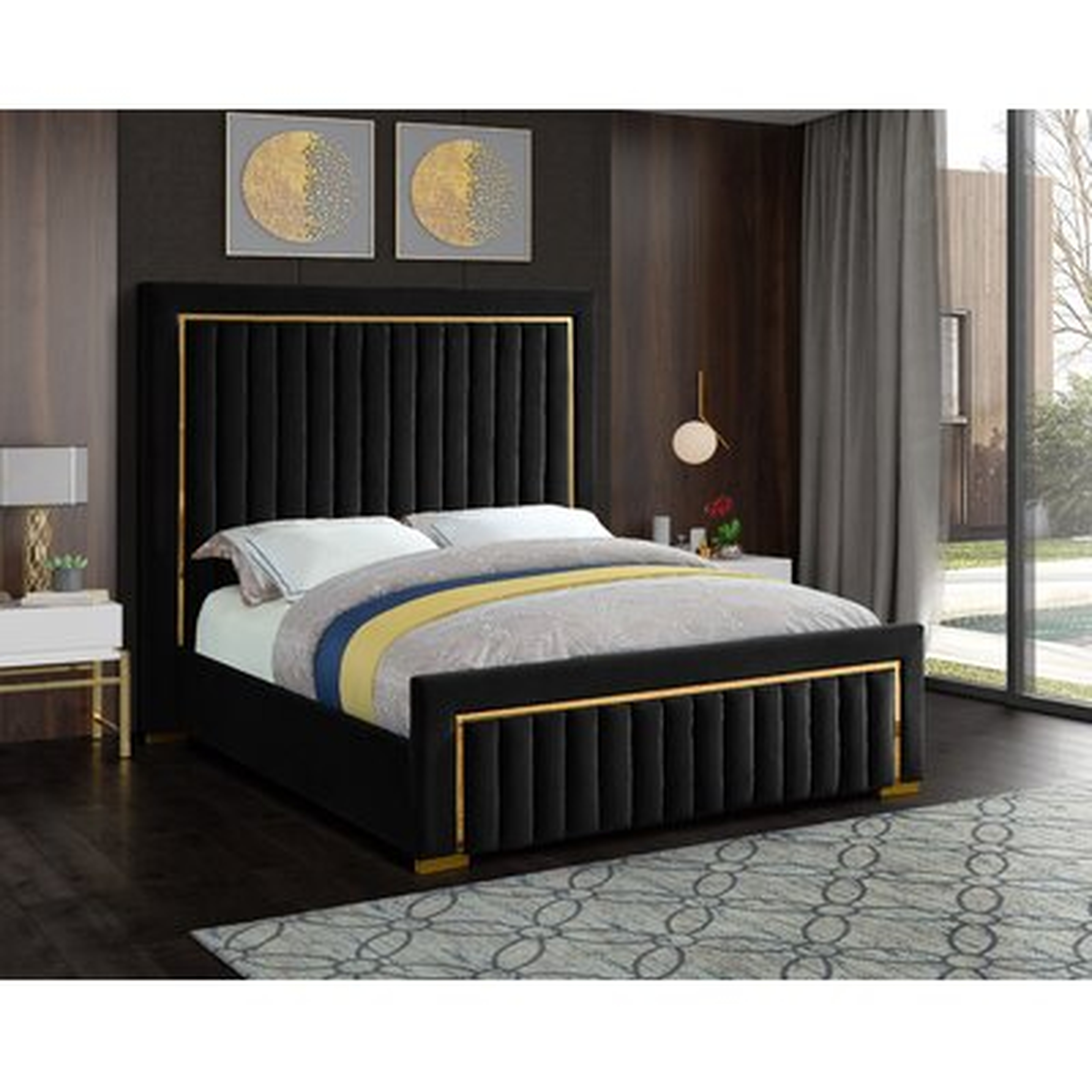 Elberta Upholstered Sleigh Bed - Wayfair