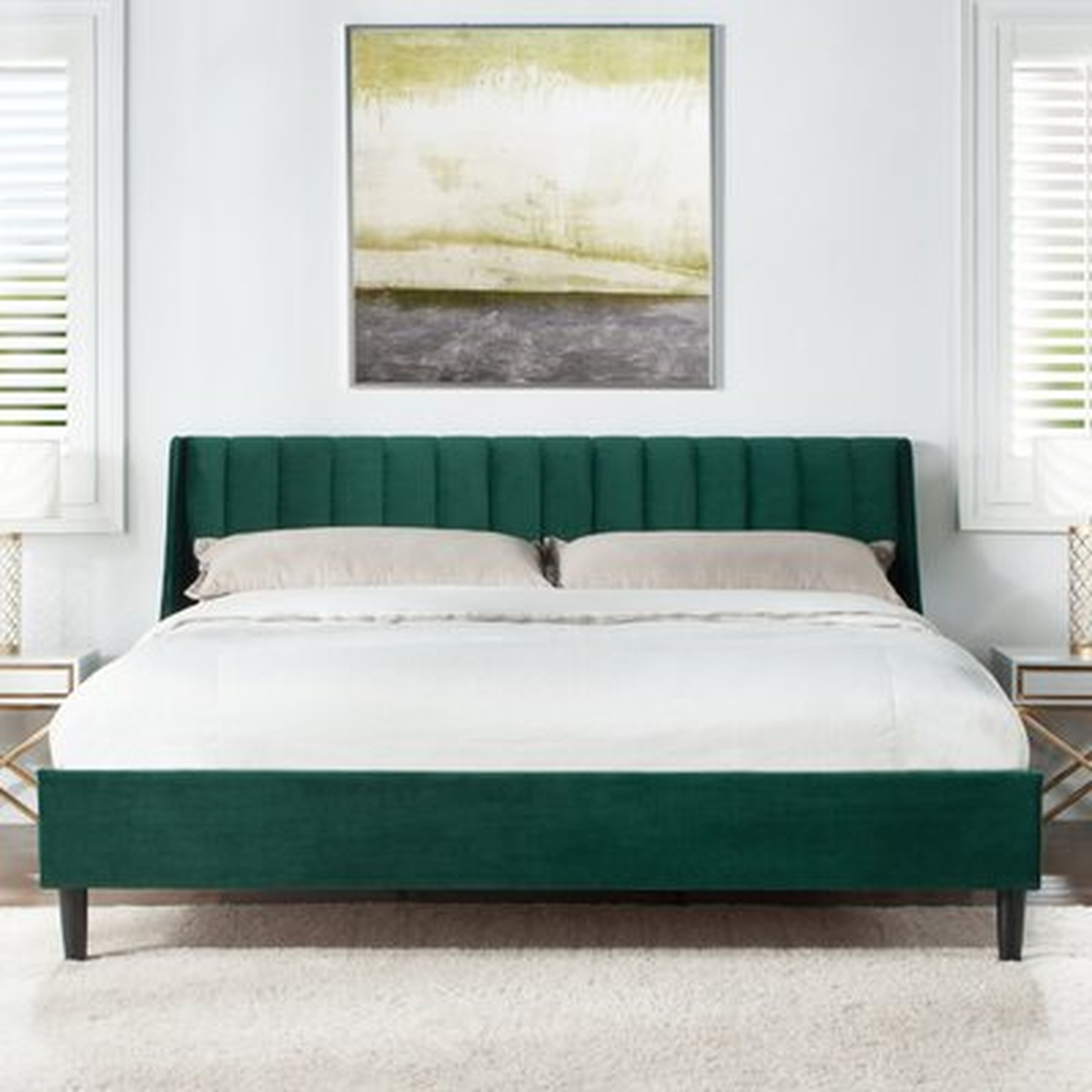 Alido Upholstered Platform Bed - Wayfair
