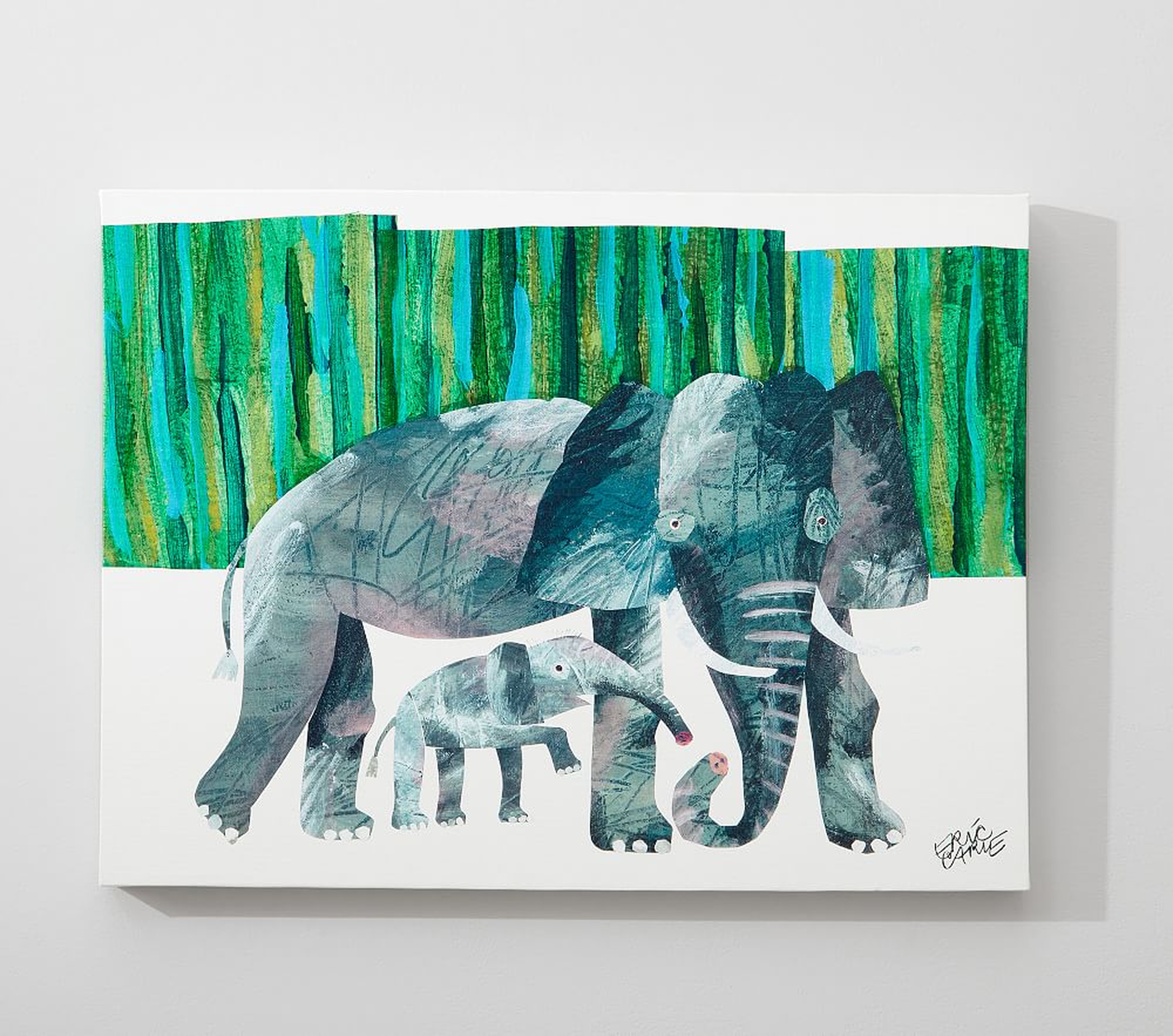 Elephant Mother Wall Art, 18x24 - Pottery Barn Kids