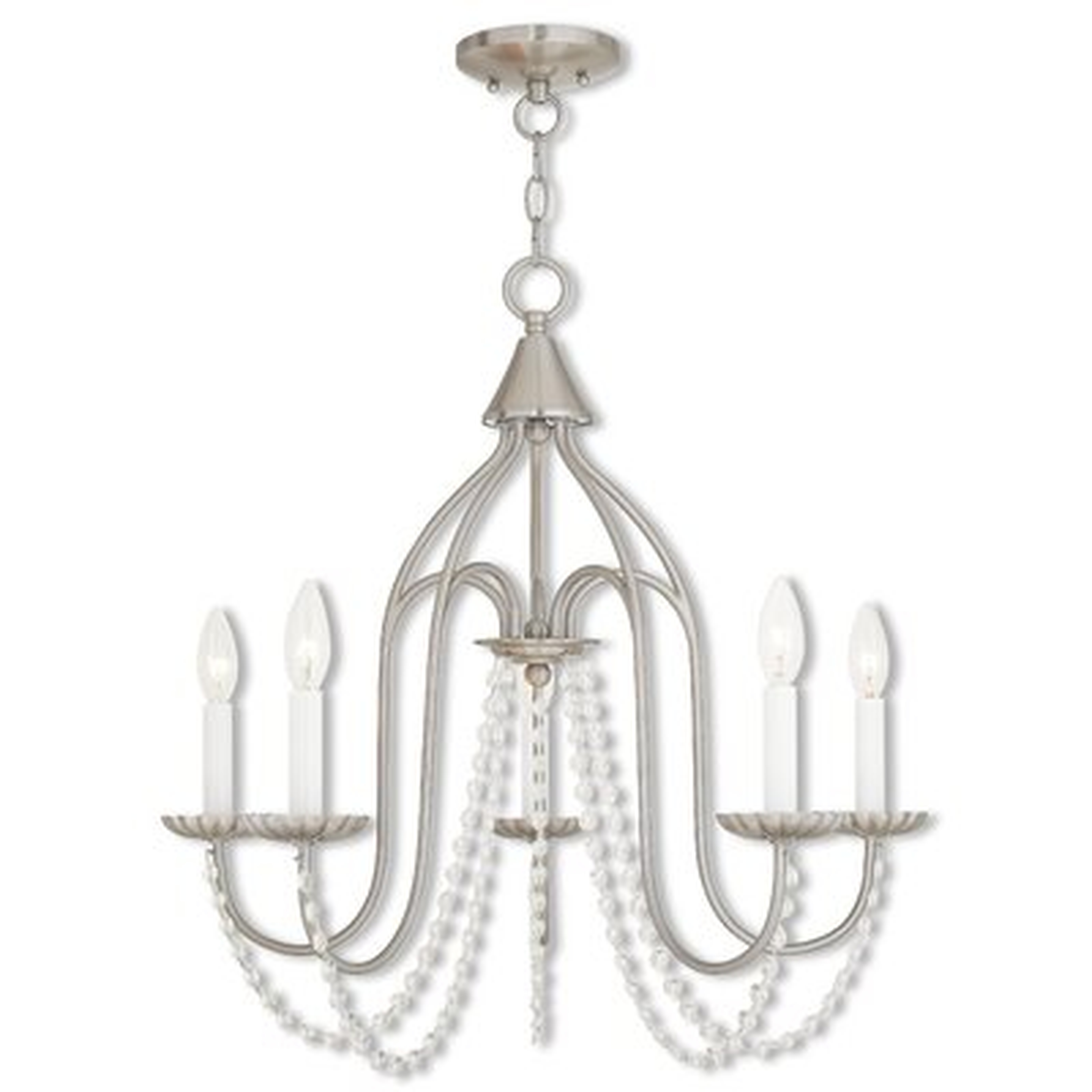 5 - Light Candle Style Classic / Traditional Chandelier - Wayfair