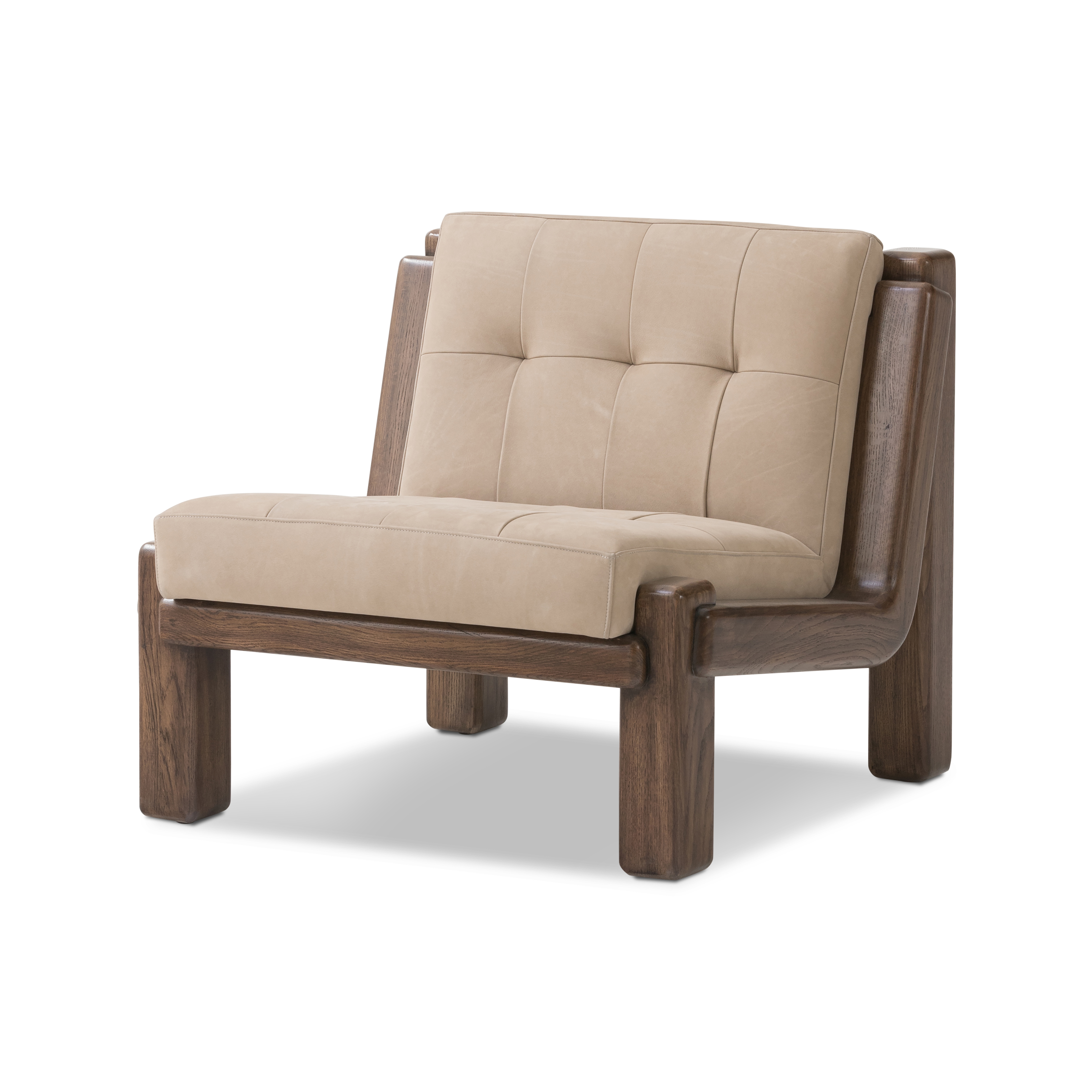Camilo Chair-Nubuck Sand - DISCONTINUED - Four Hands