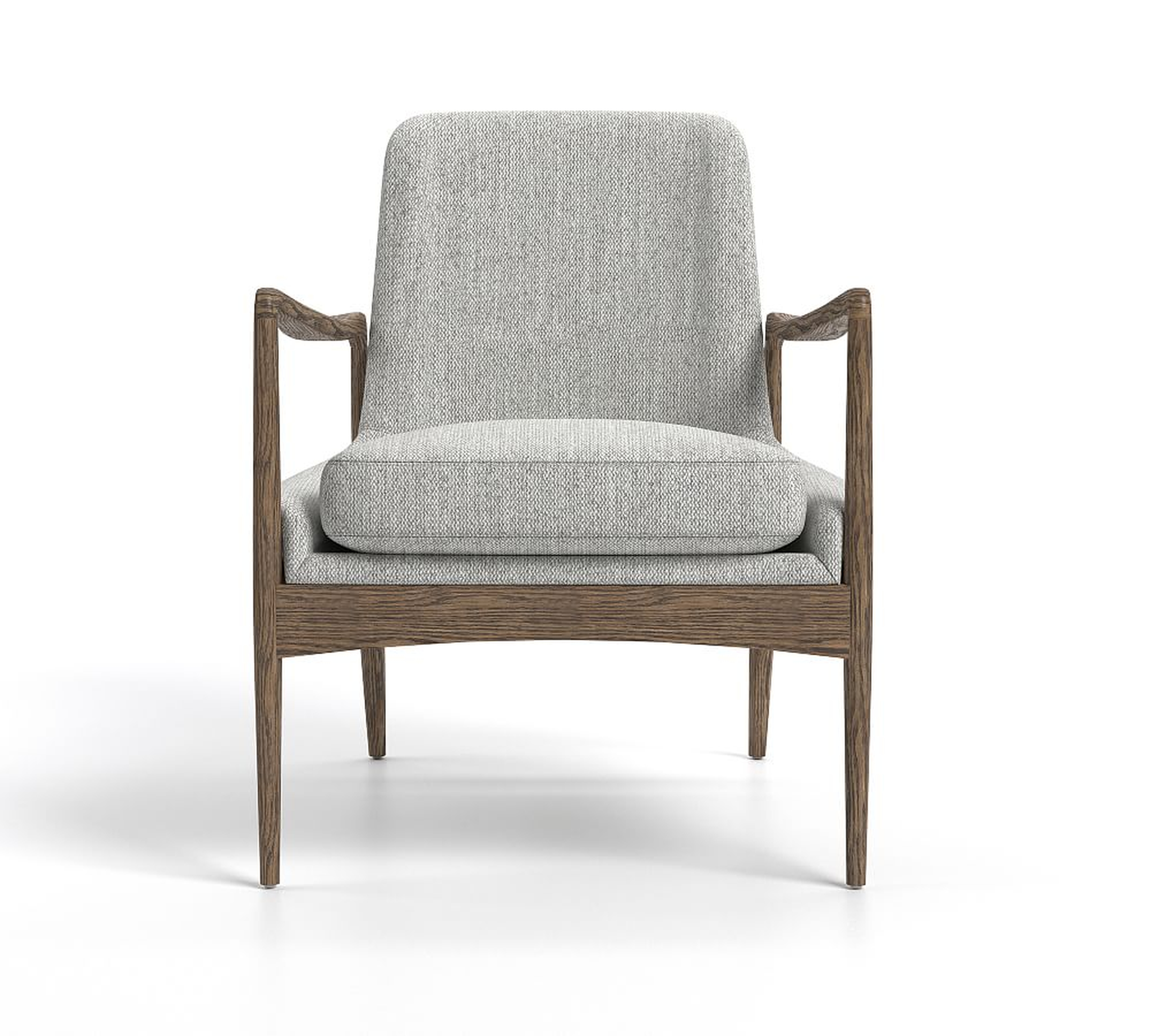 Fairview Upholstered Armchair, Manor Gray - Pottery Barn
