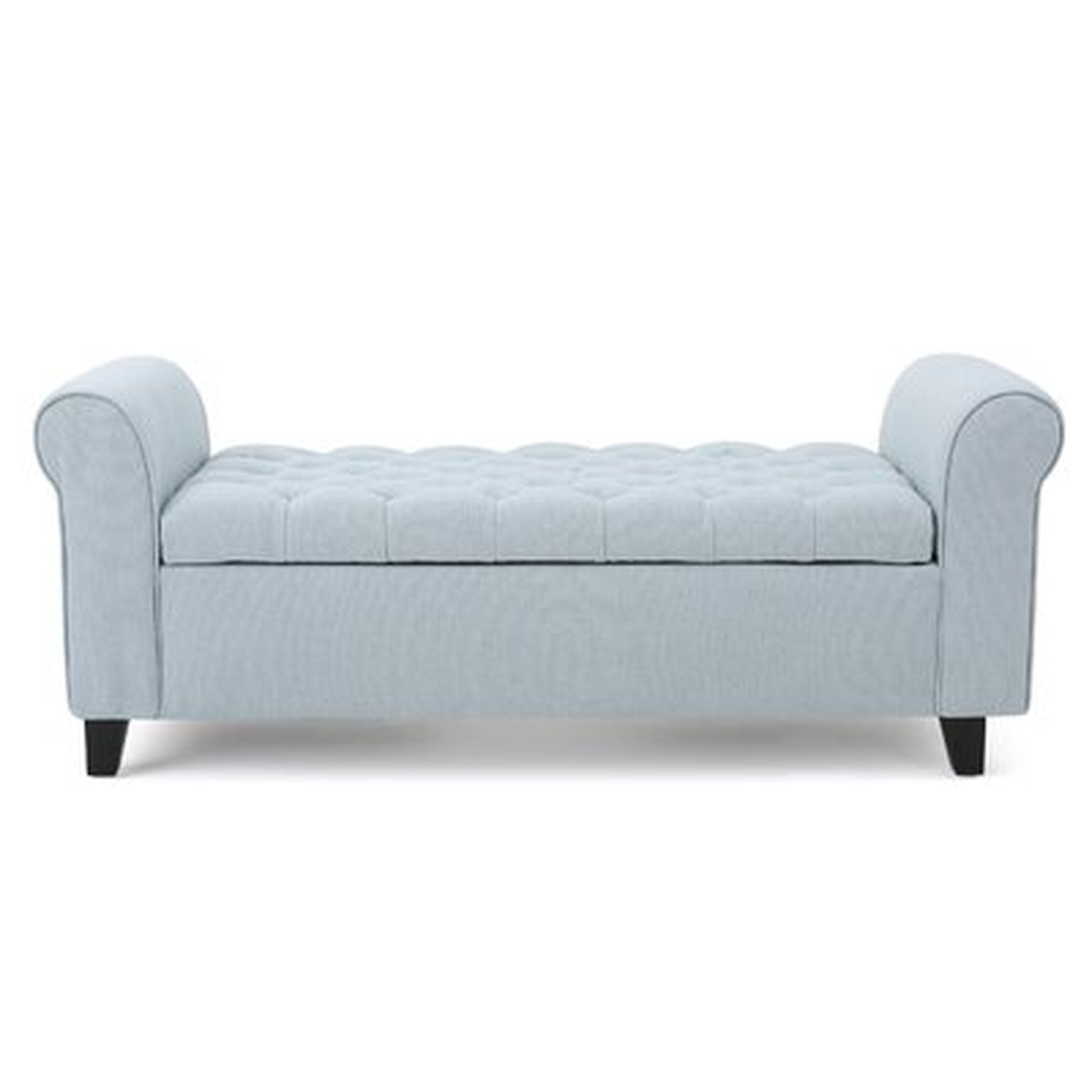 Claxton Upholstered Flip top Storage Bench - Wayfair