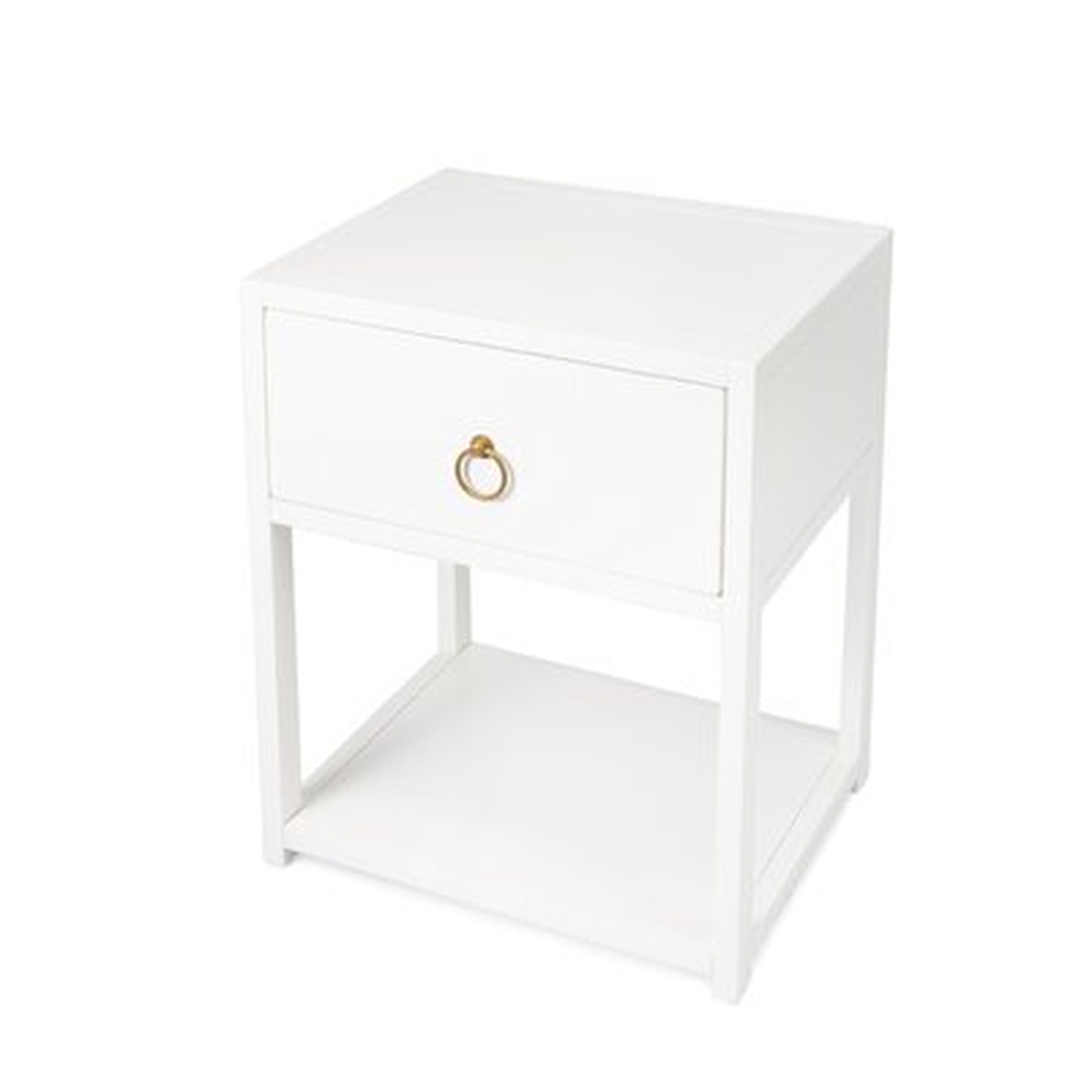 Floor Shelf End Table with Storage - Wayfair