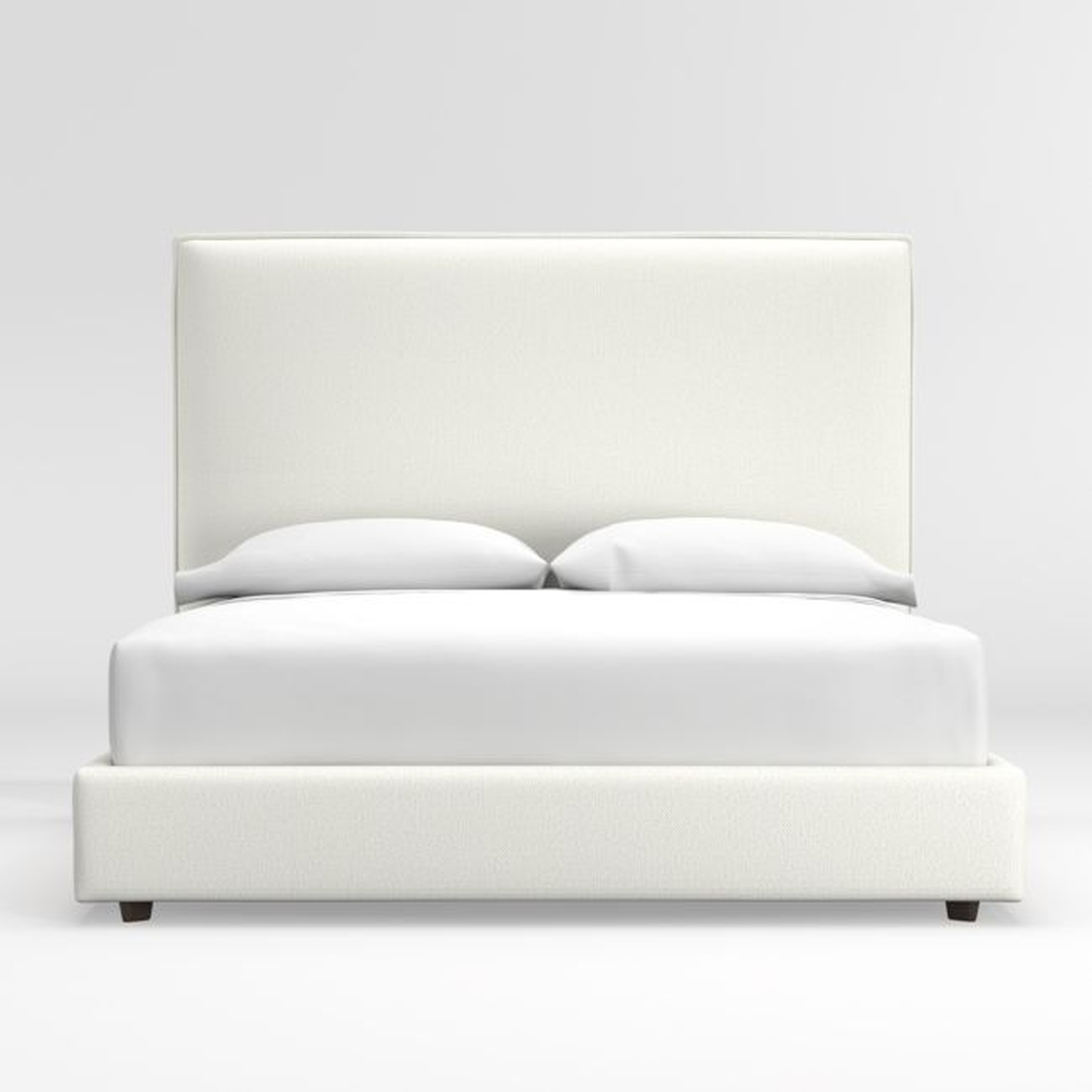 Lotus Upholstered Queen Bed with 53.5" Headboard - Crate and Barrel