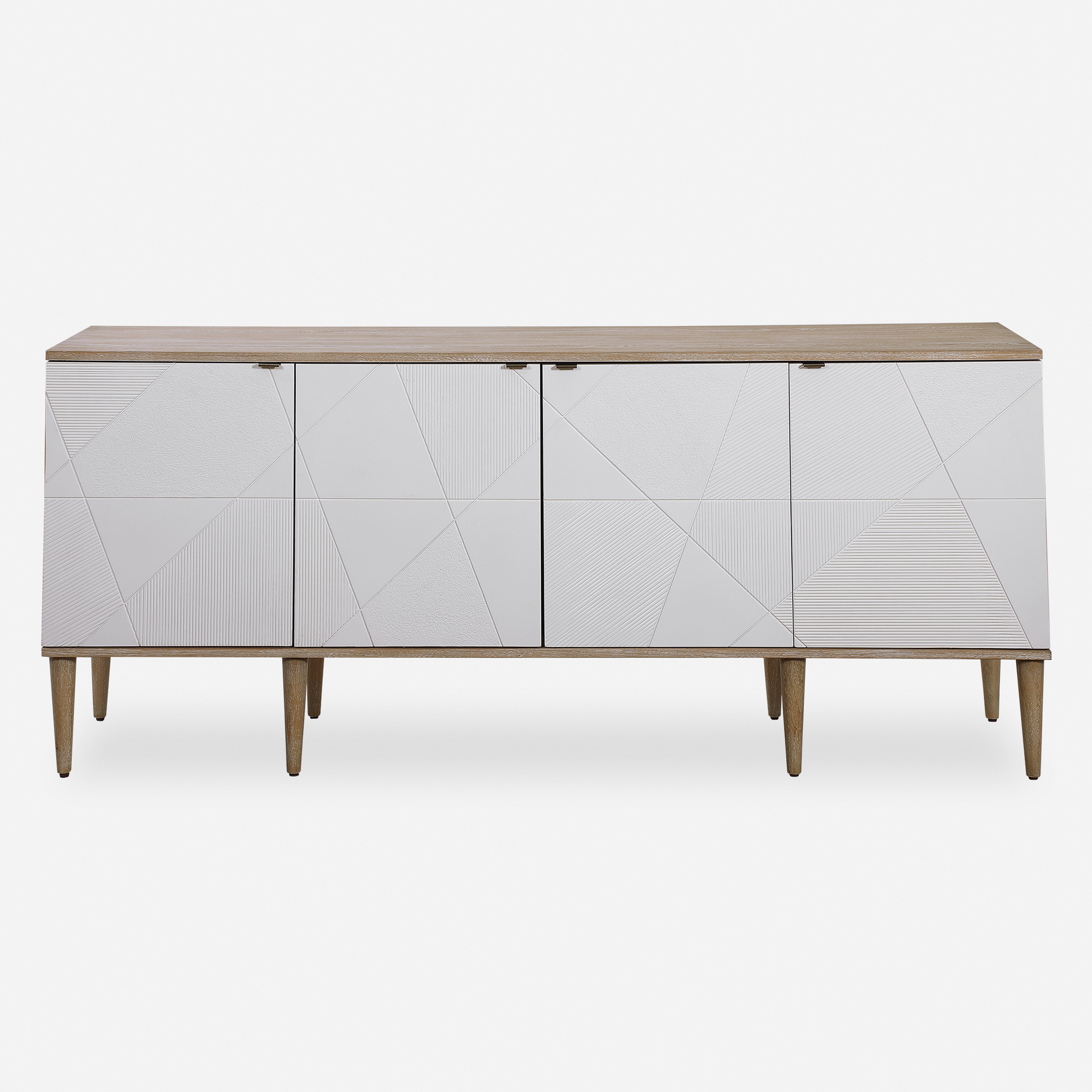 Tightrope 4 Door Modern Sideboard Cabinet - Uttermost