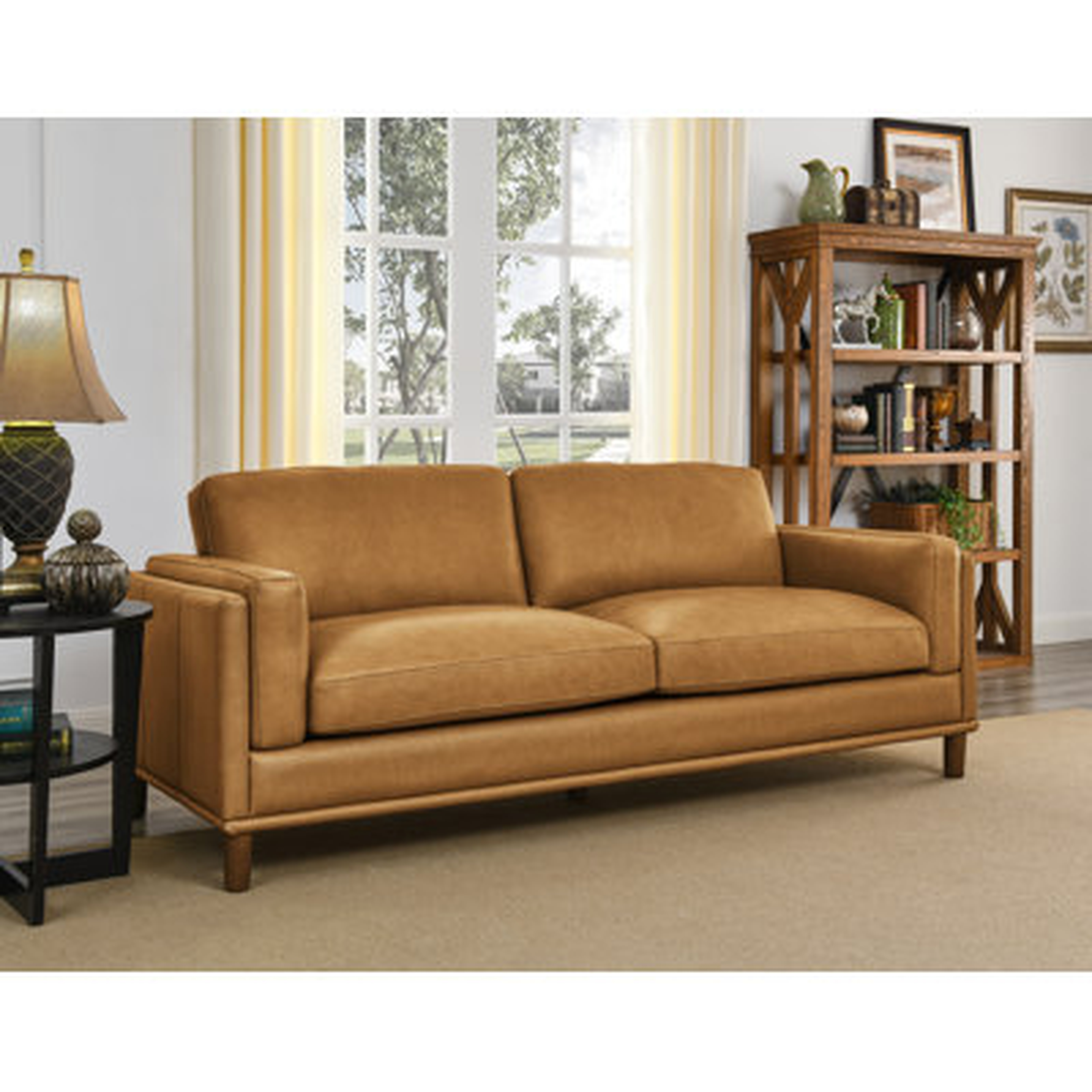 Krosstoen Top-Grain Leather Sofa - Wayfair