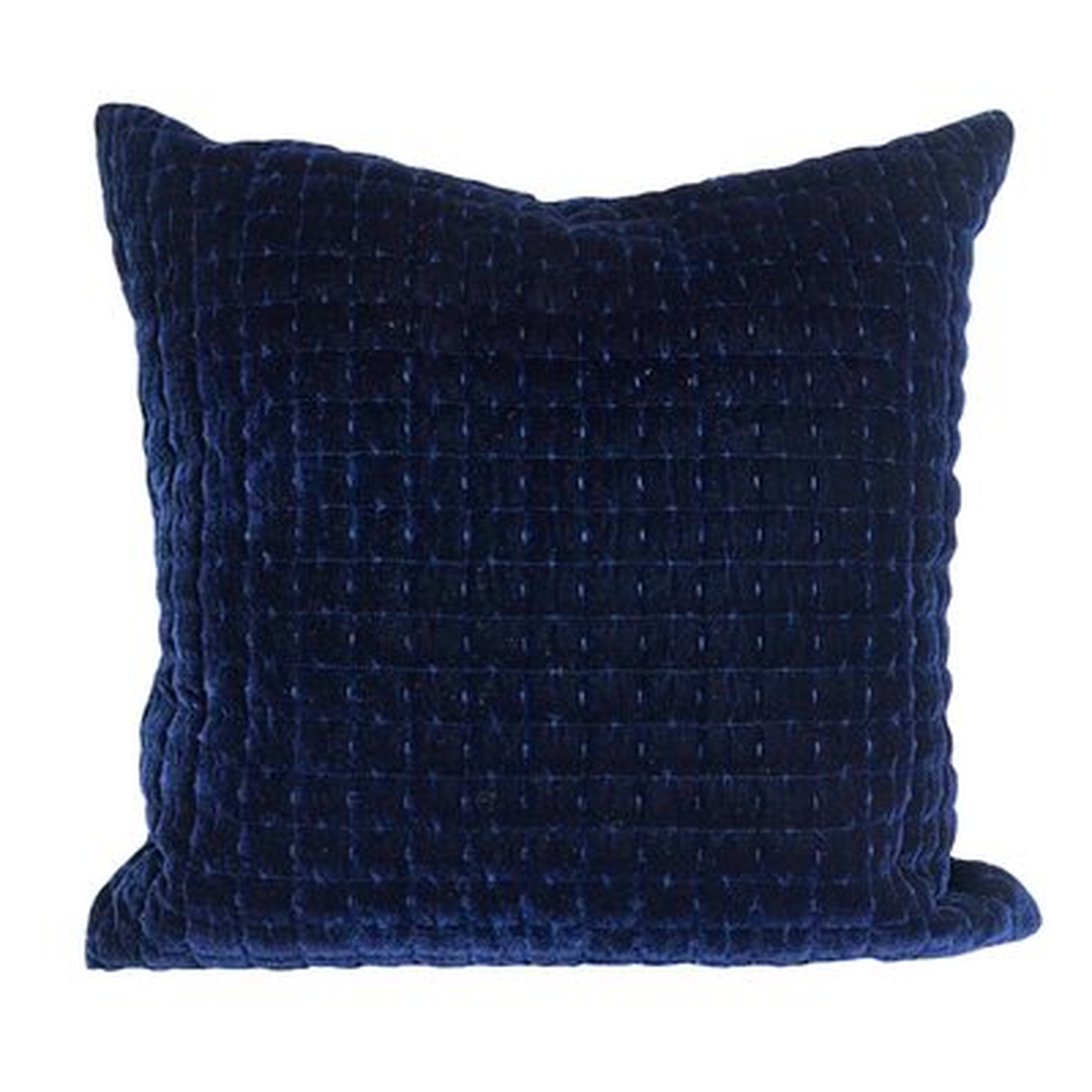 Grimpante Quilted Velvet Cushion 18X18 - Wayfair