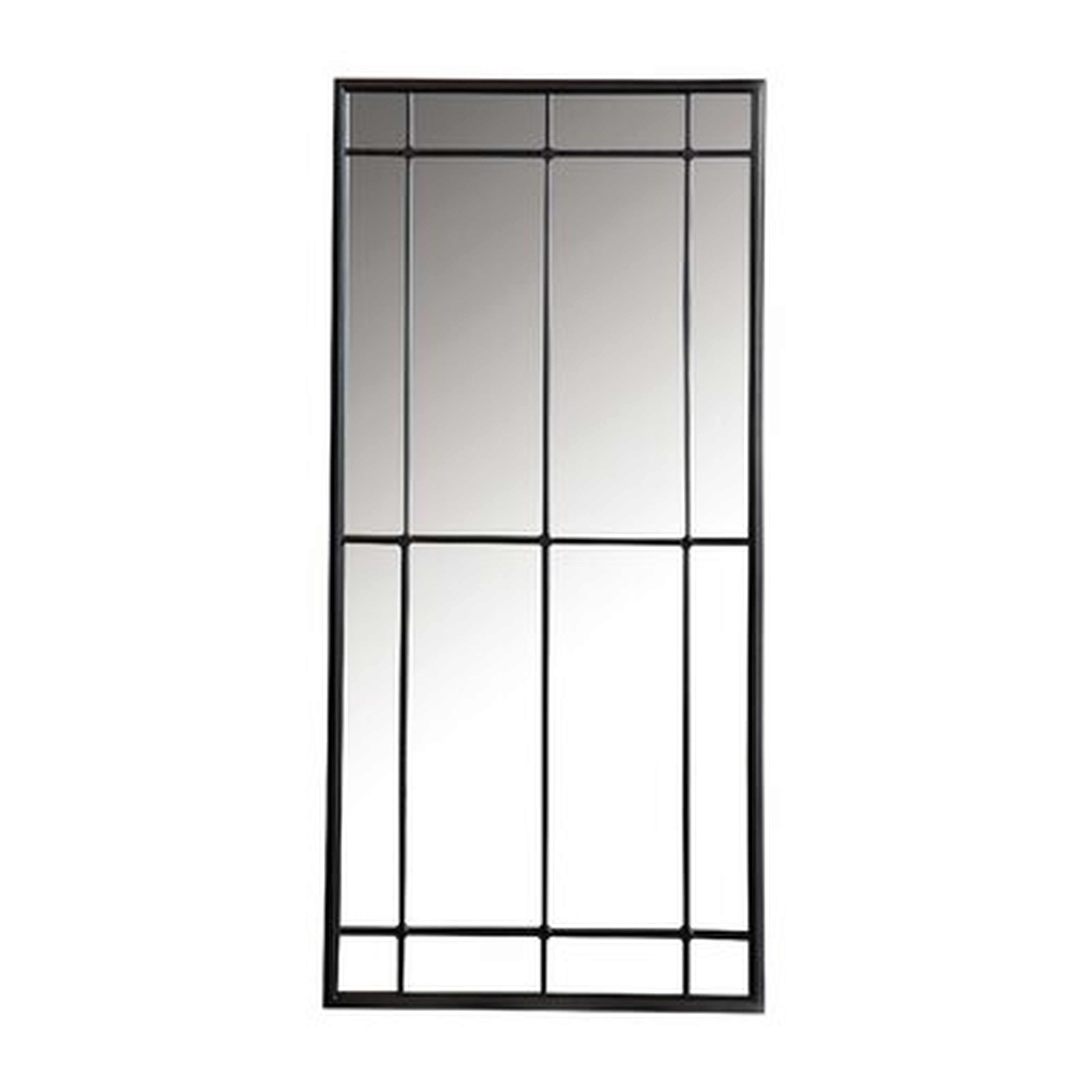 Auryana Metal Flat Wall Mirror - Wayfair