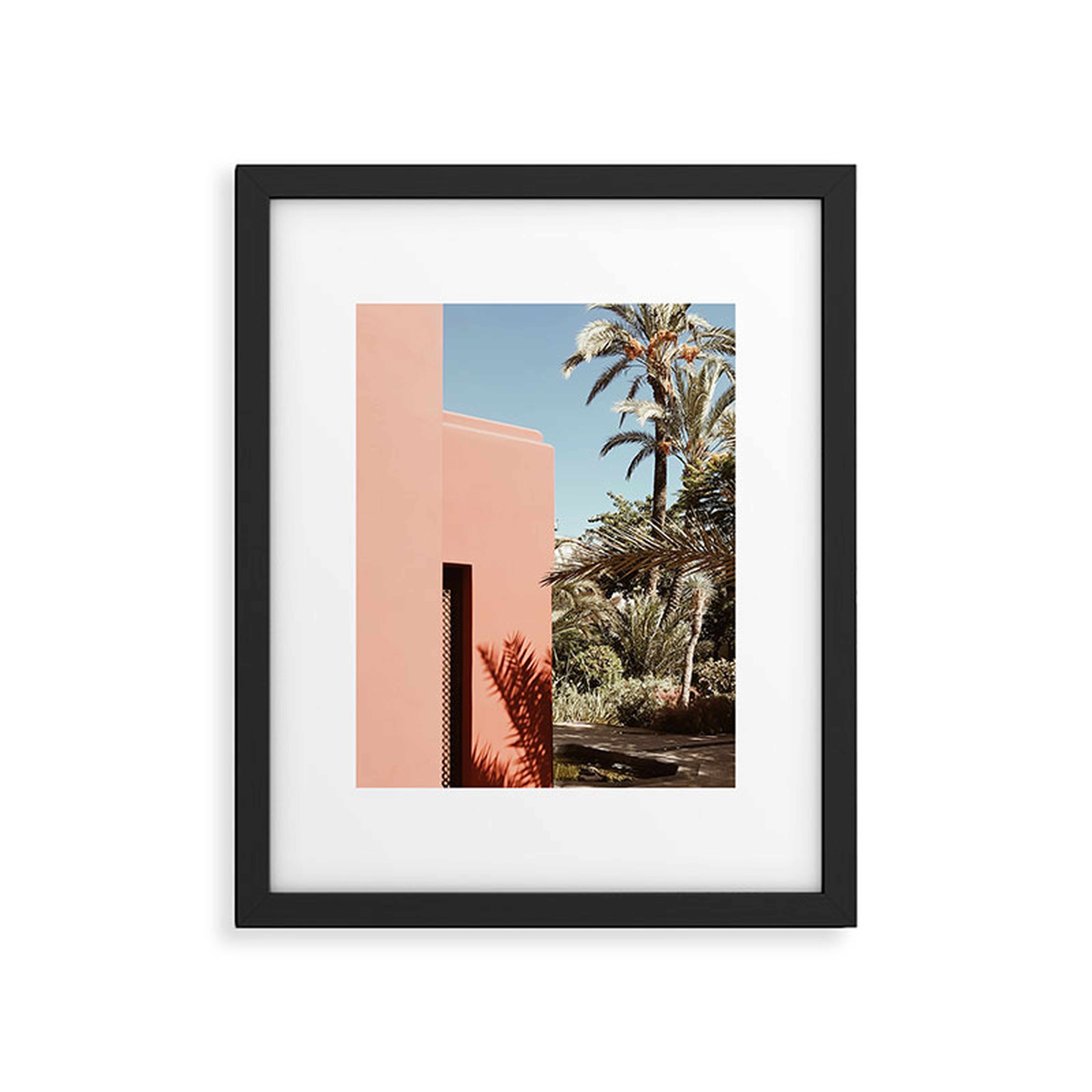 Hacienda by Gale Switzer - Modern Framed Art Print, Black, 16" x 20" - Roam Common