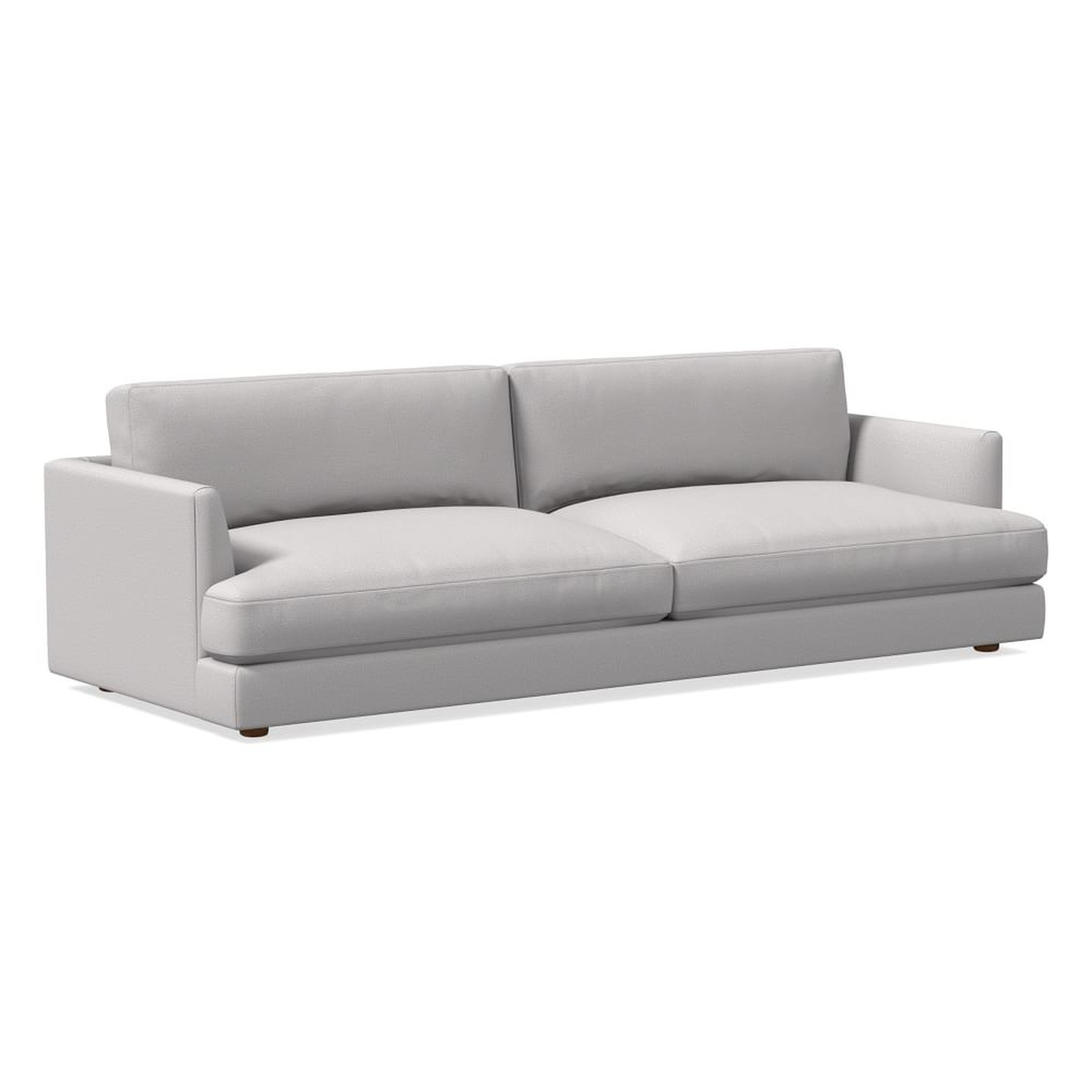 Haven Grand Sofa, Poly, Chenille Tweed, Frost Gray, Concealed Supports - West Elm
