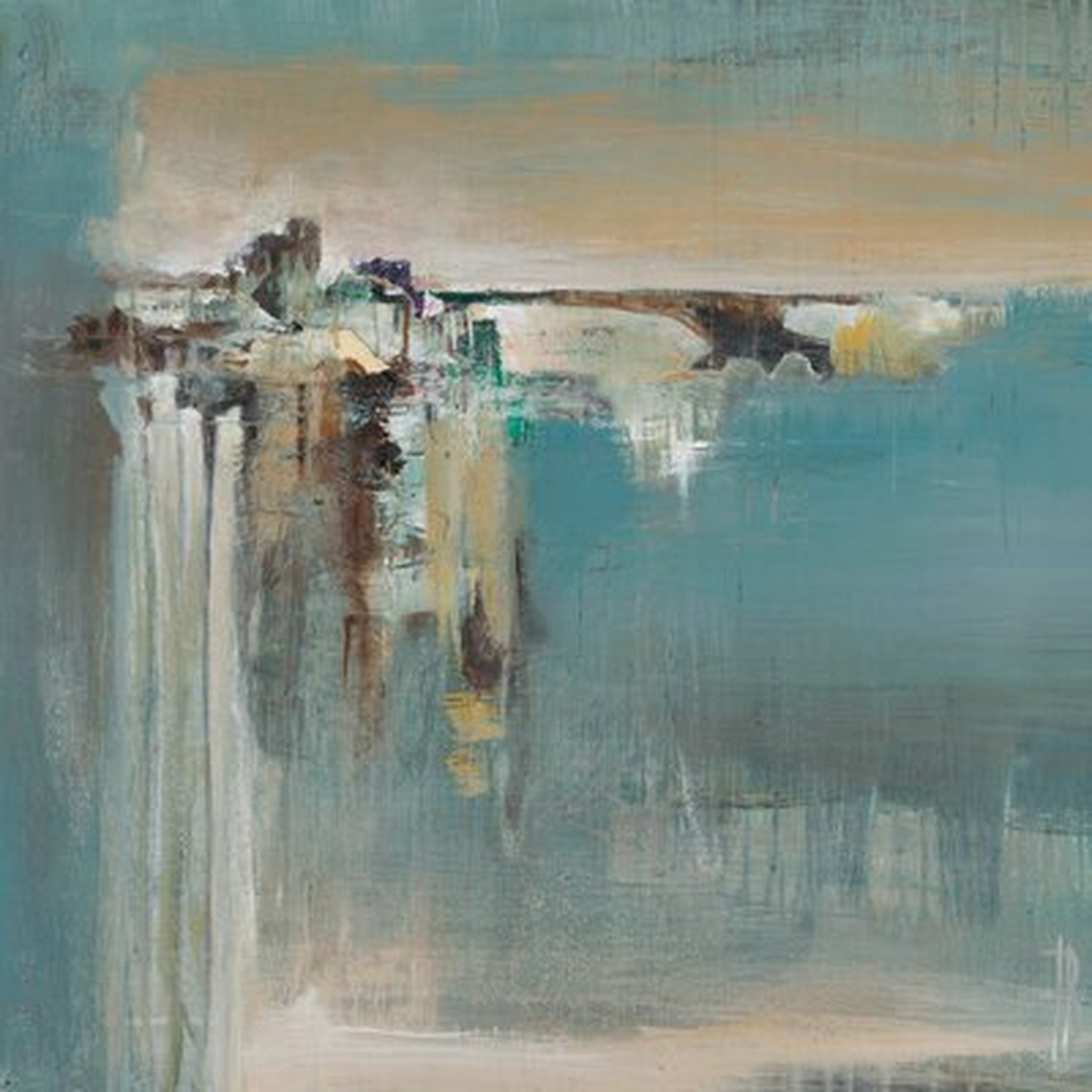 'Fragmented Fields' by Terri Burris - Wrapped Canvas Painting Print - Wayfair