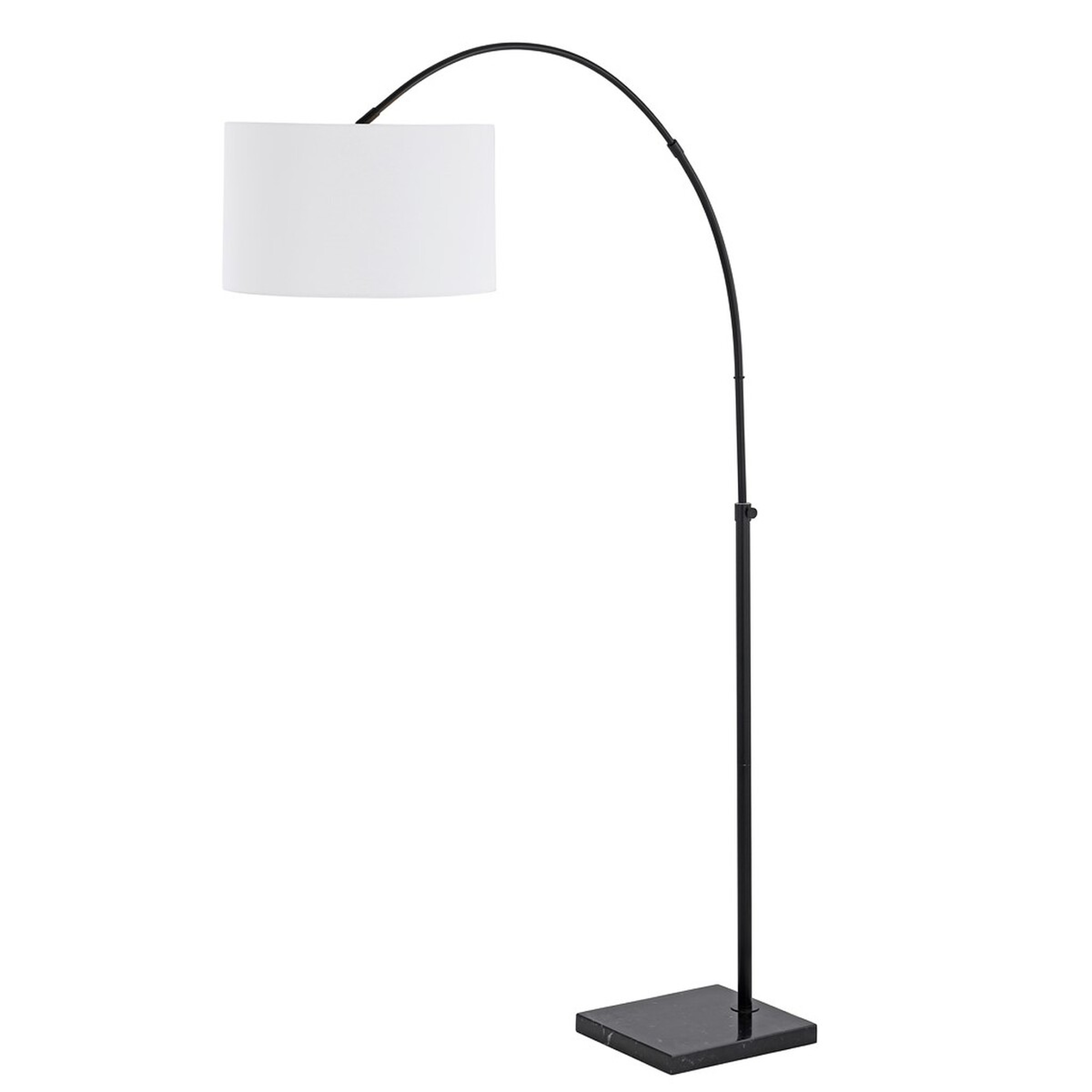 Katla Extendable Floor Lamp - Black - Safavieh - Safavieh