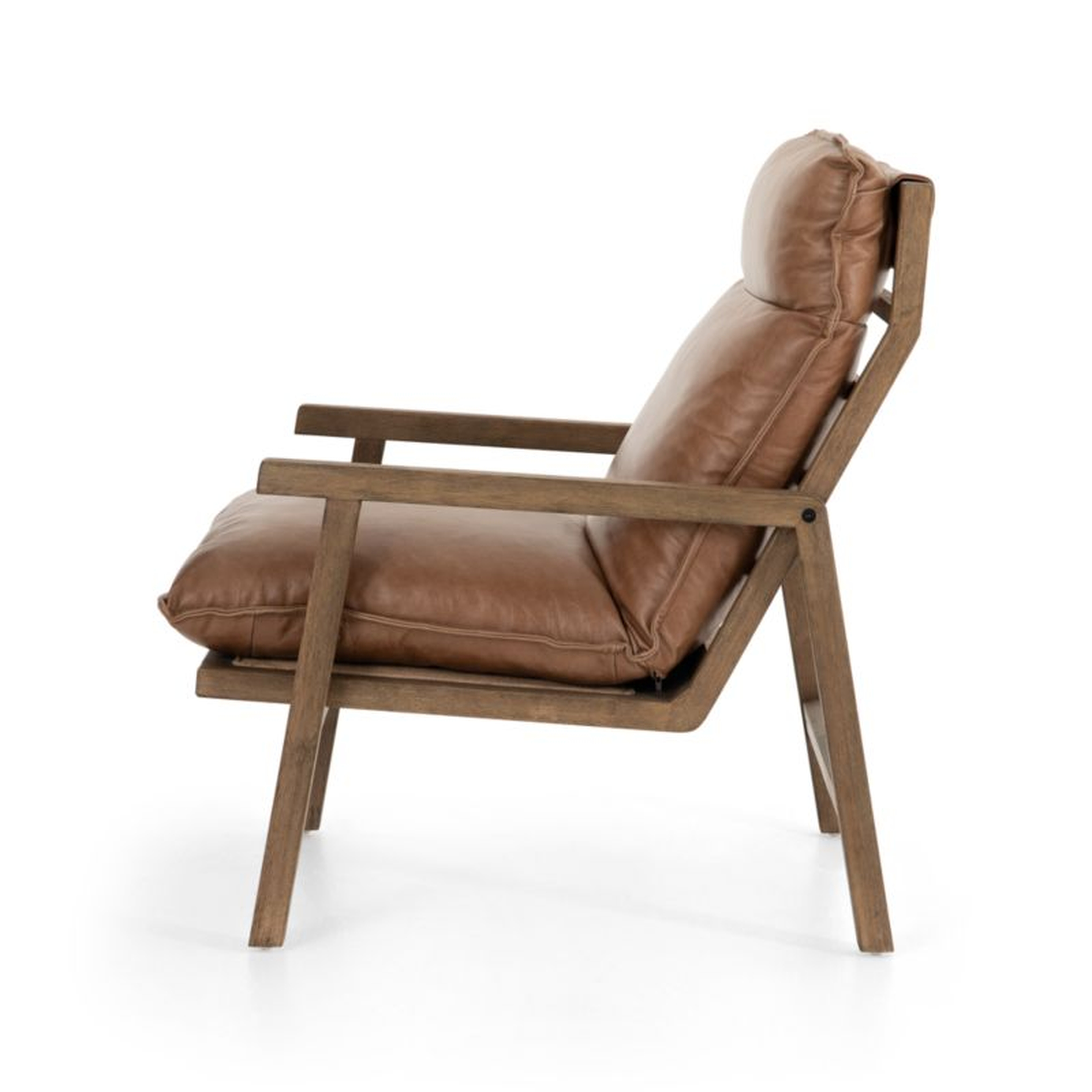 Tanner Chaps Saddle Leather Chair - Crate and Barrel