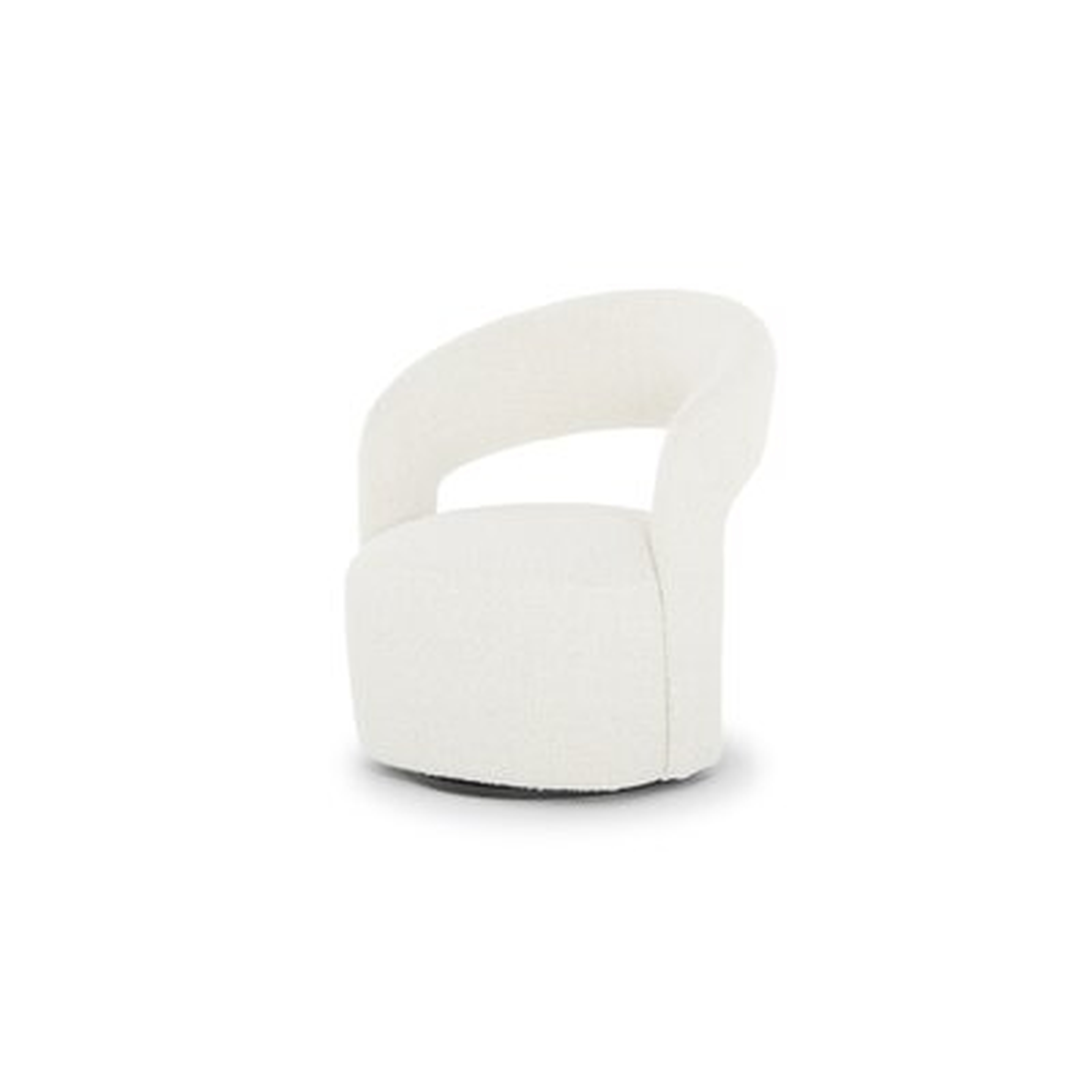 Brulee 27" W Polyester Blend Swivel Club Chair - Wayfair