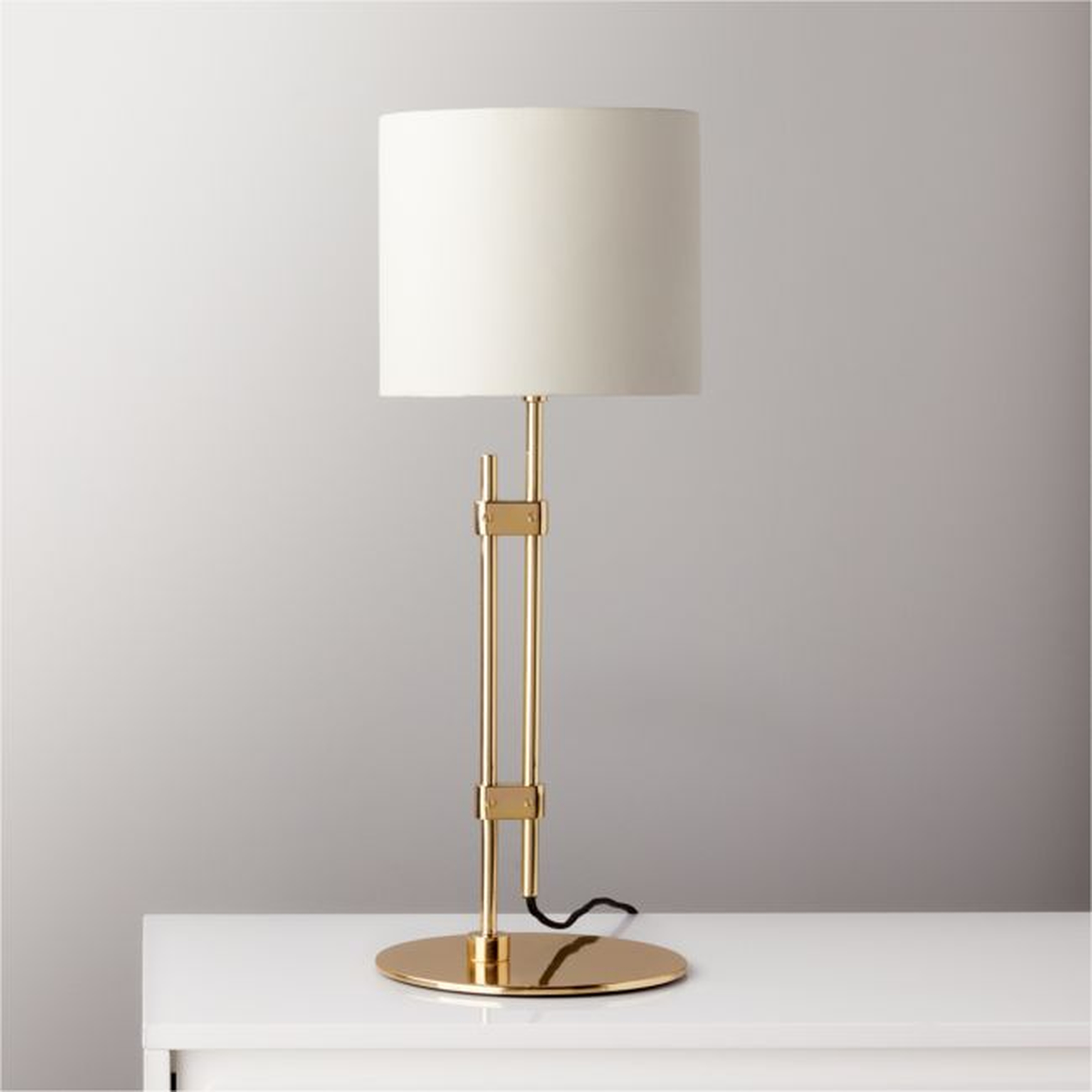 Soporte Polished Brass Table Lamp - CB2