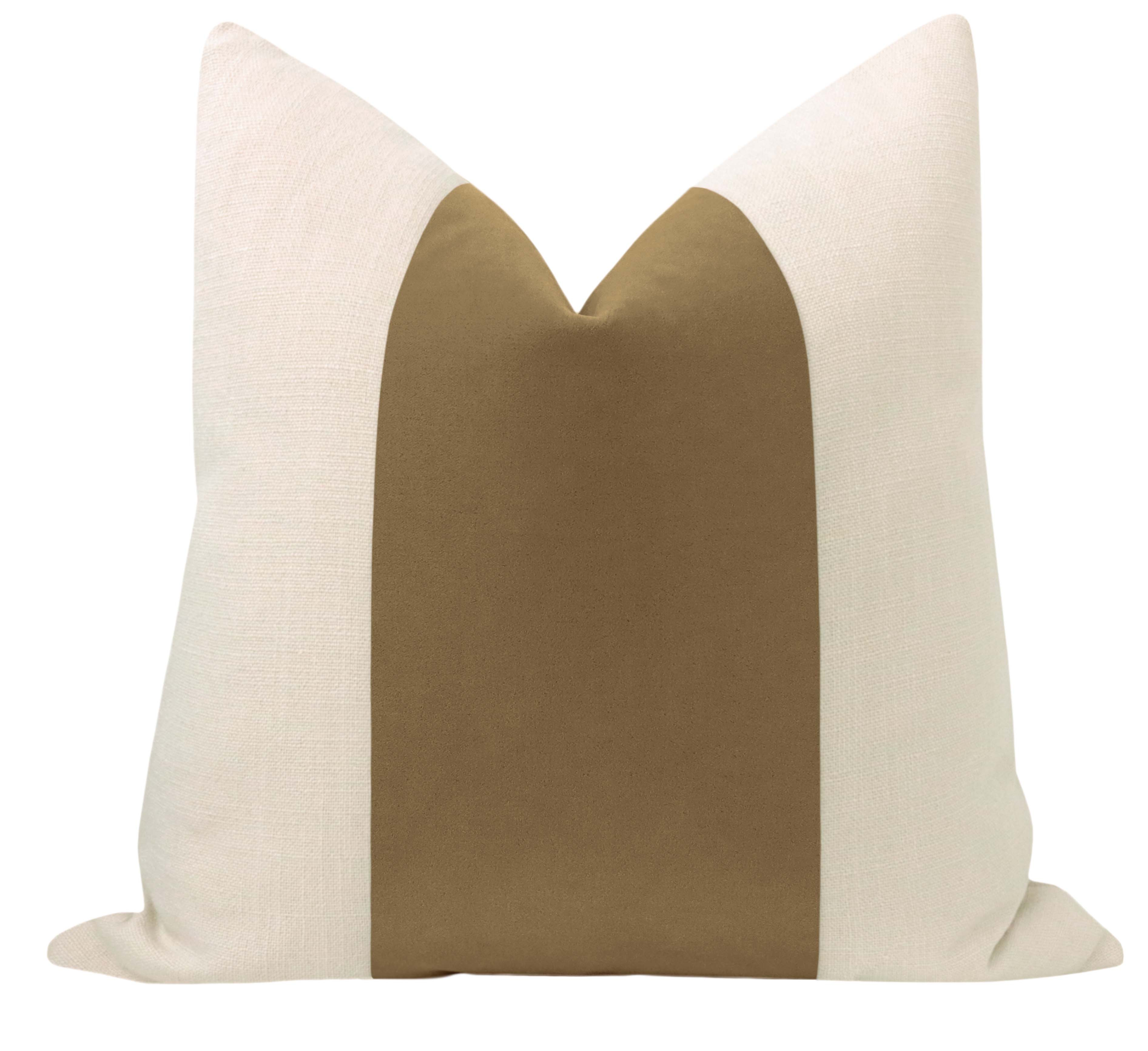 PANEL :: Mohair Velvet // Nutmeg - 18" X 18" - Little Design Company