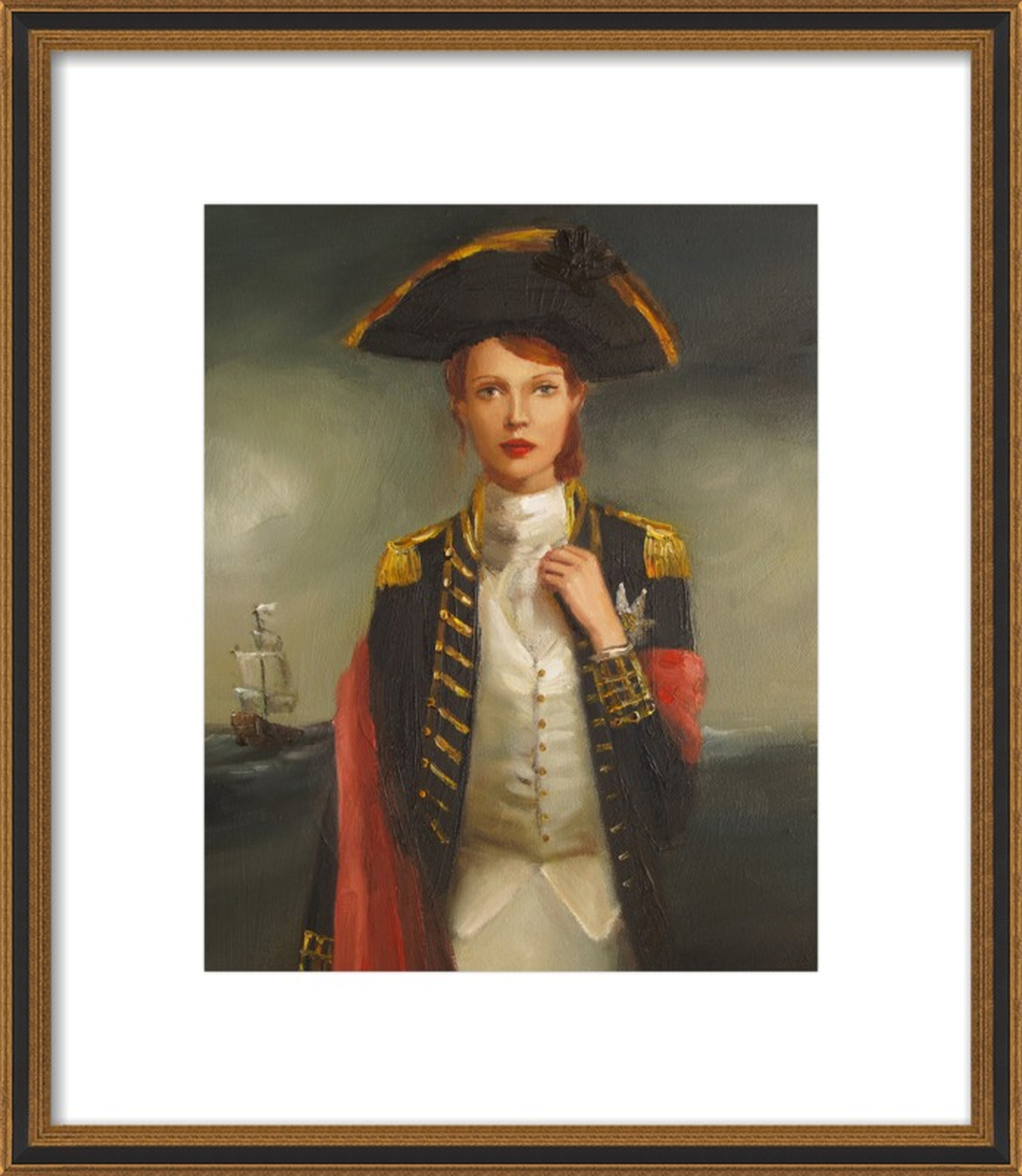 Her Face Launched A Thousand Ships by Janet Hill for Artfully Walls - Artfully Walls